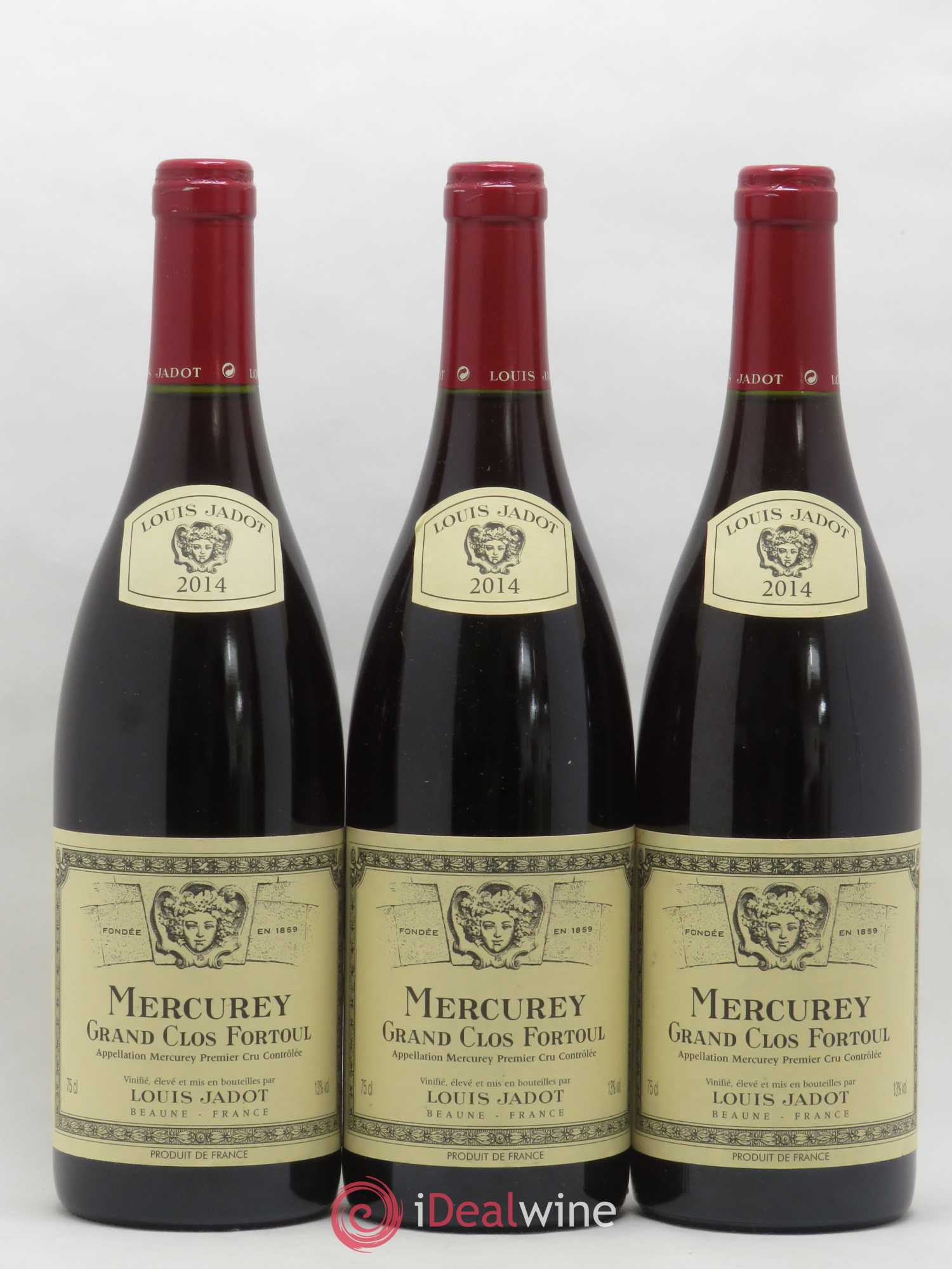 Mercurey 1er Cru Grand Clos Fortoul Louis Jadot 2014 - Posten von 3 Flaschen - 0