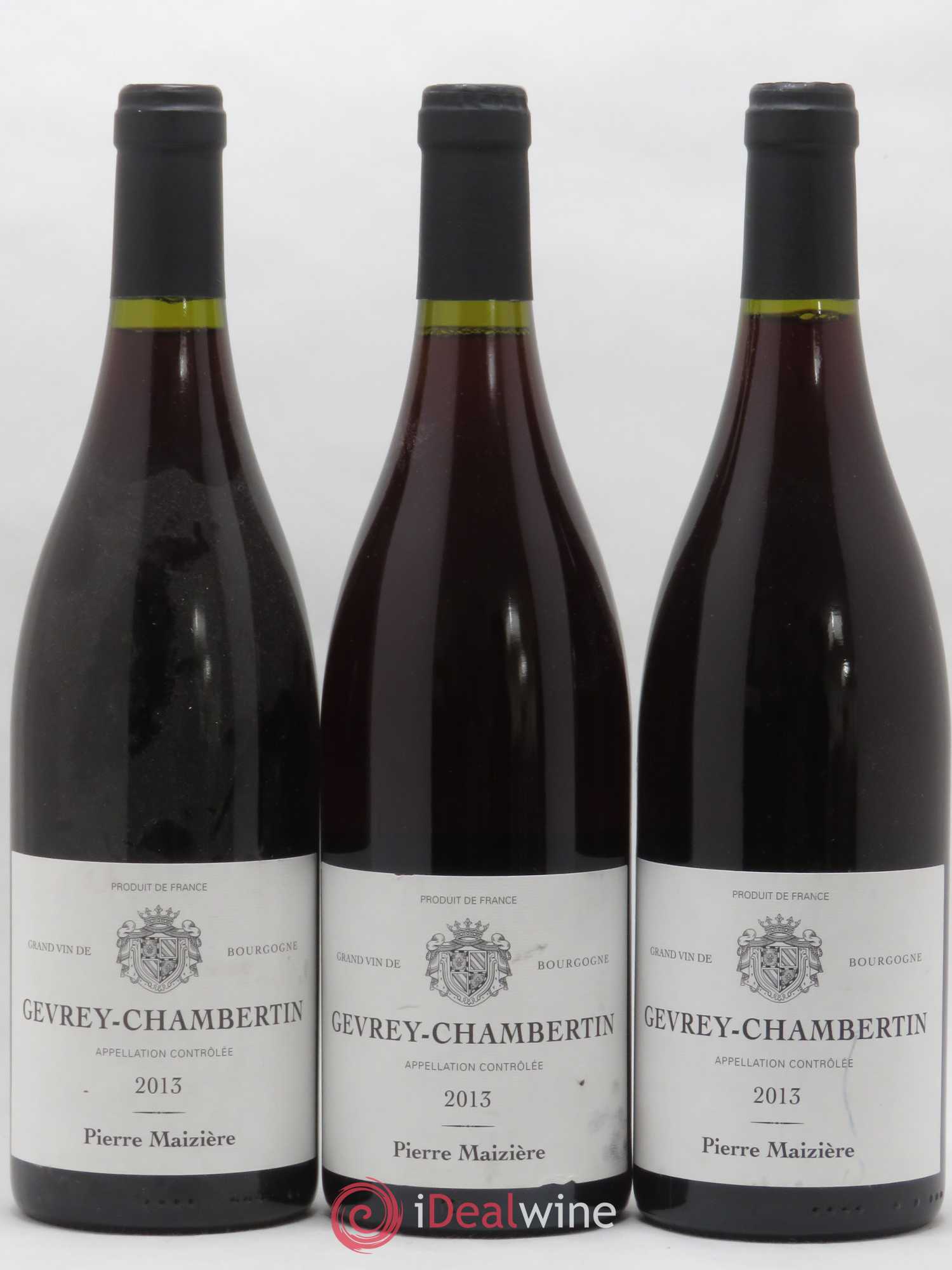 Gevrey-Chambertin Domaine Pierre Maiziere 2013 - Posten von 3 Flaschen - 0
