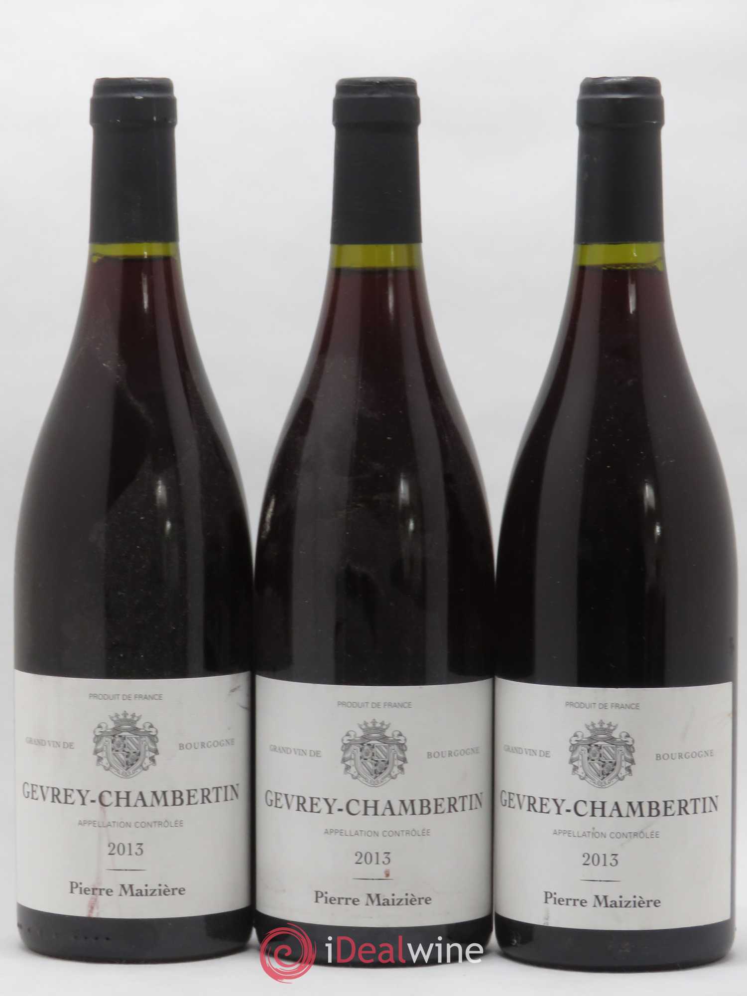 Gevrey-Chambertin Domaine Pierre Maiziere 2013 - Posten von 3 Flaschen - 0