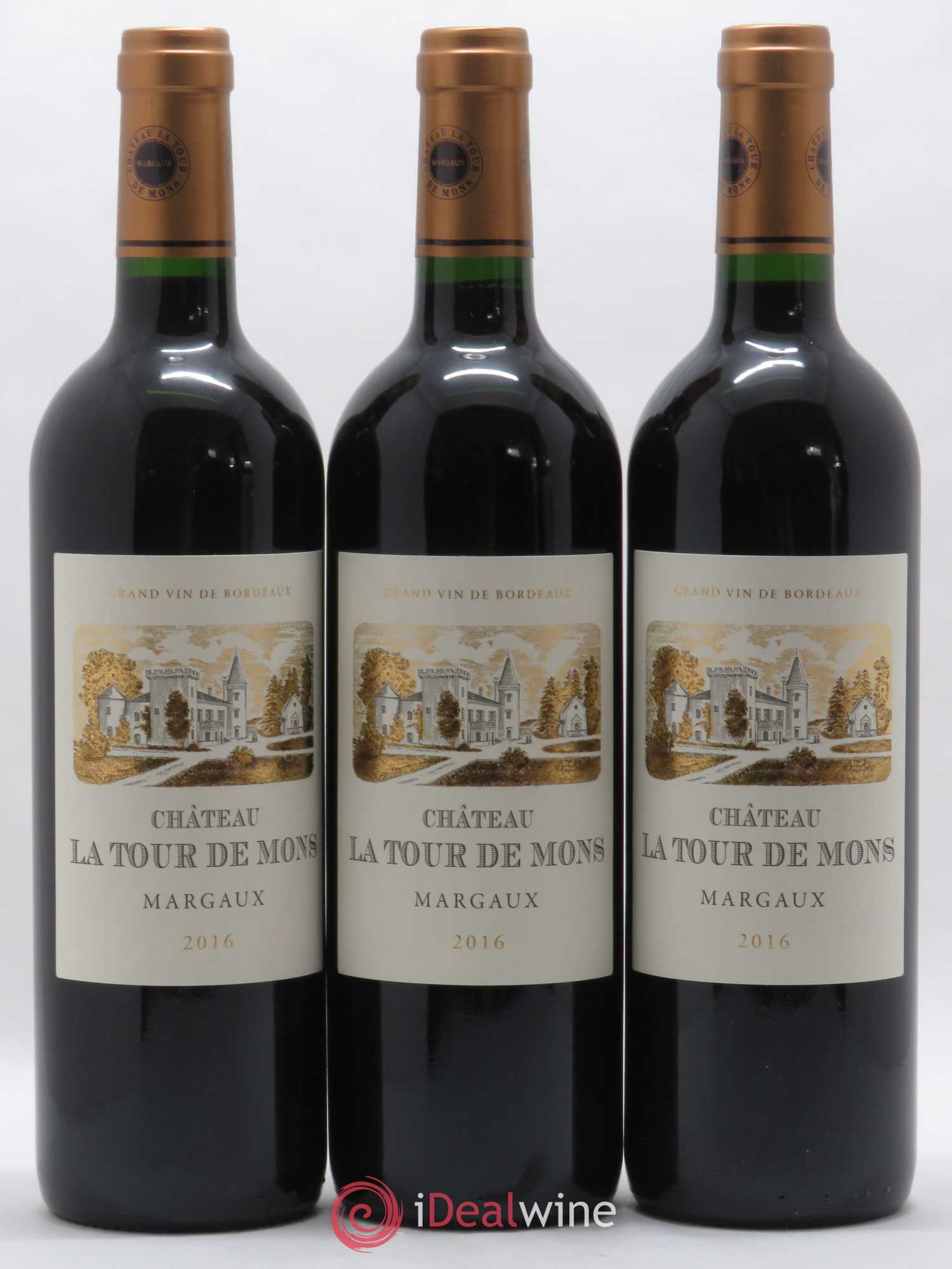 Château la Tour de Mons Cru Bourgeois 2016 - Lot de 6 bouteilles - 1