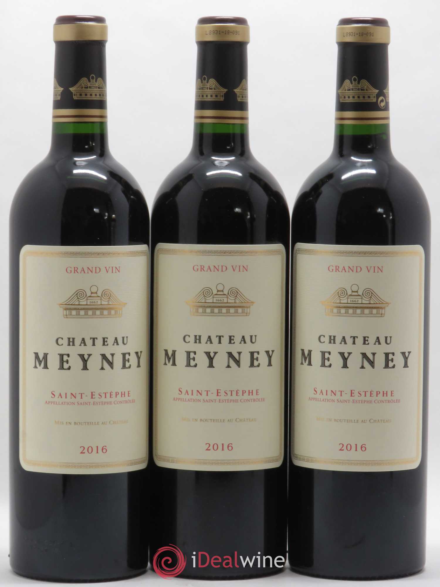 Château Meyney 2016 - Lot de 6 bouteilles - 1
