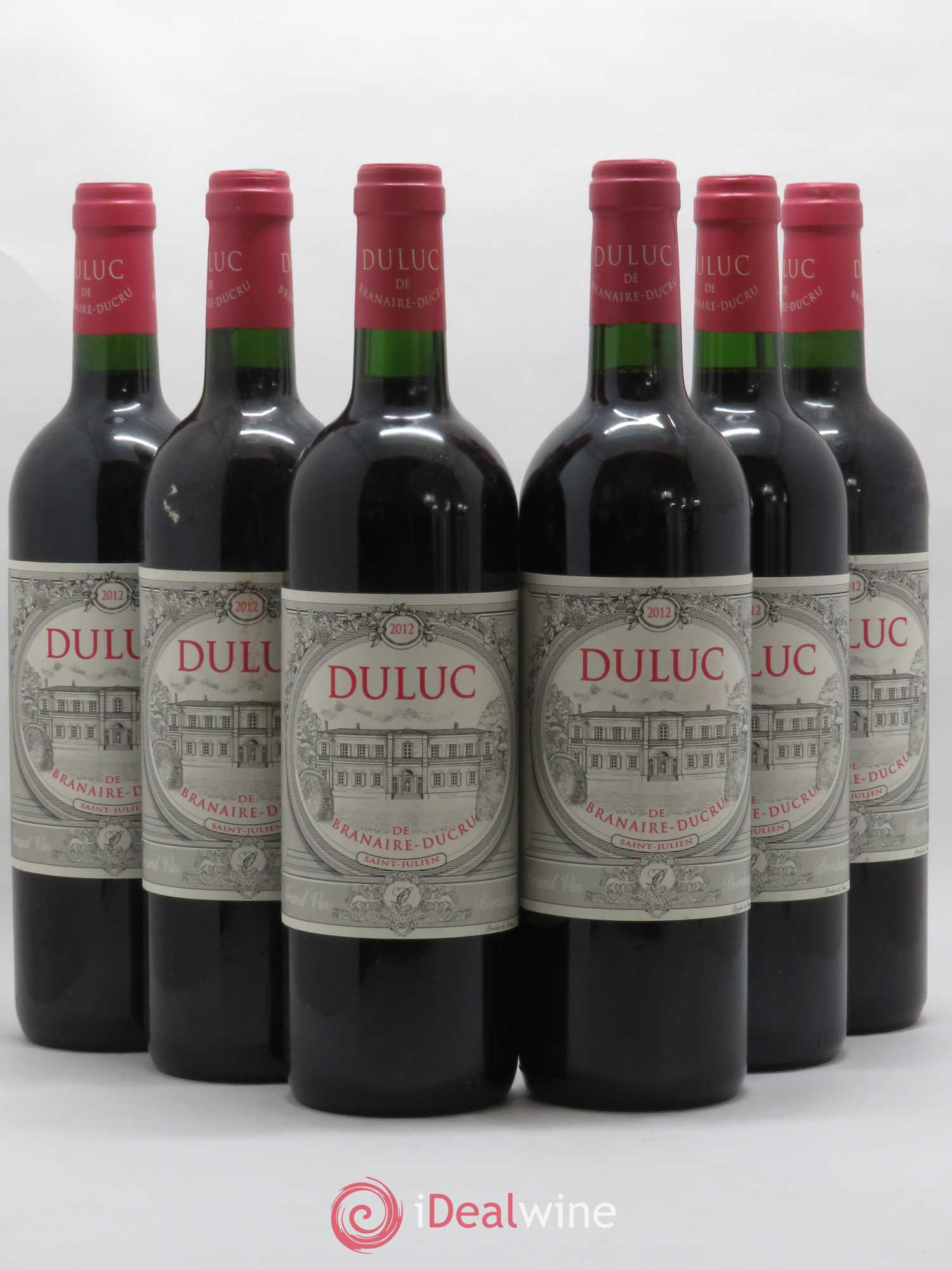Duluc de Branaire Second Vin 2012 - Lot de 6 bouteilles - 0