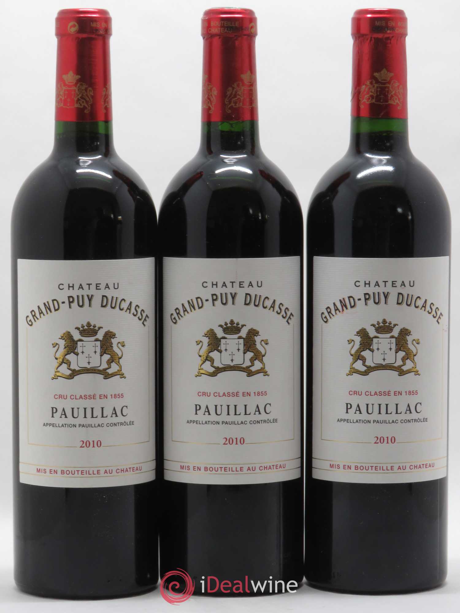 Château Grand Puy Ducasse 5ème Grand Cru Classé 2010 - Lot de 3 bouteilles - 0