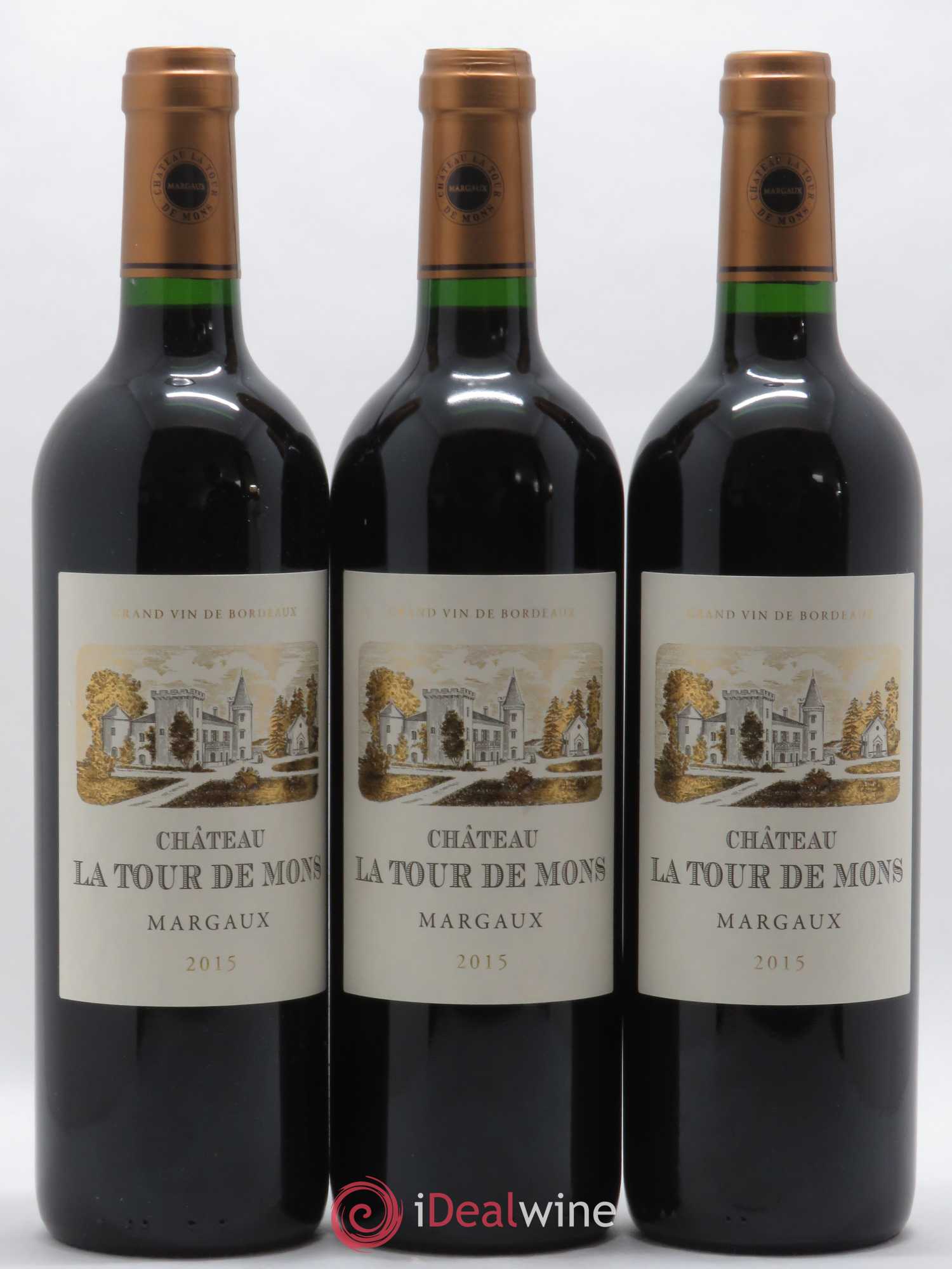 Château la Tour de Mons Cru Bourgeois 2015 - Lot de 5 bouteilles - 1