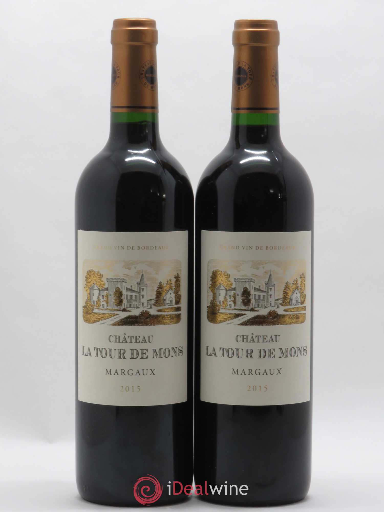 Château la Tour de Mons Cru Bourgeois 2015 - Lot de 5 bouteilles - 2