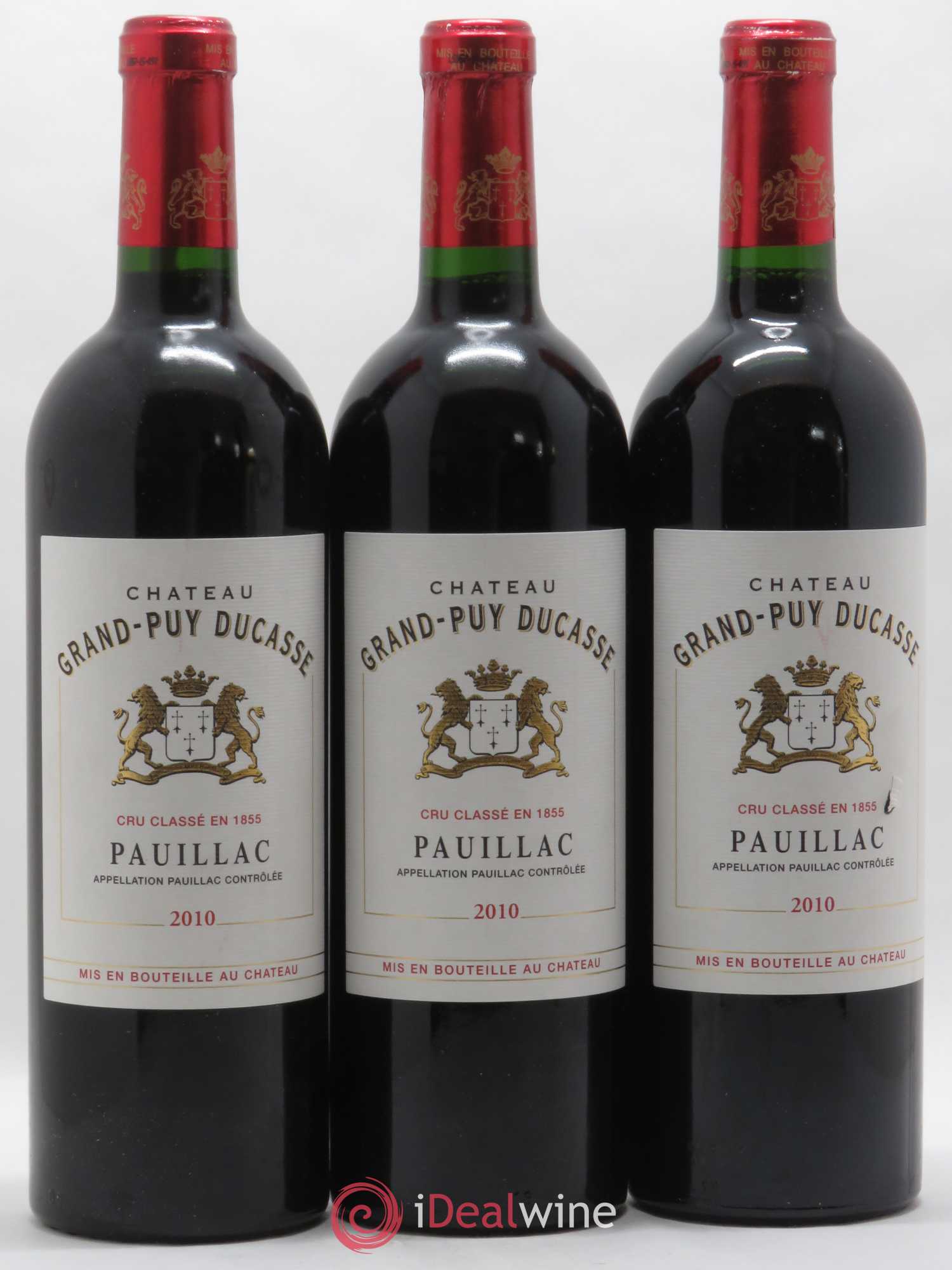 Château Grand Puy Ducasse 5ème Grand Cru Classé 2010 - Lot de 3 bouteilles - 0