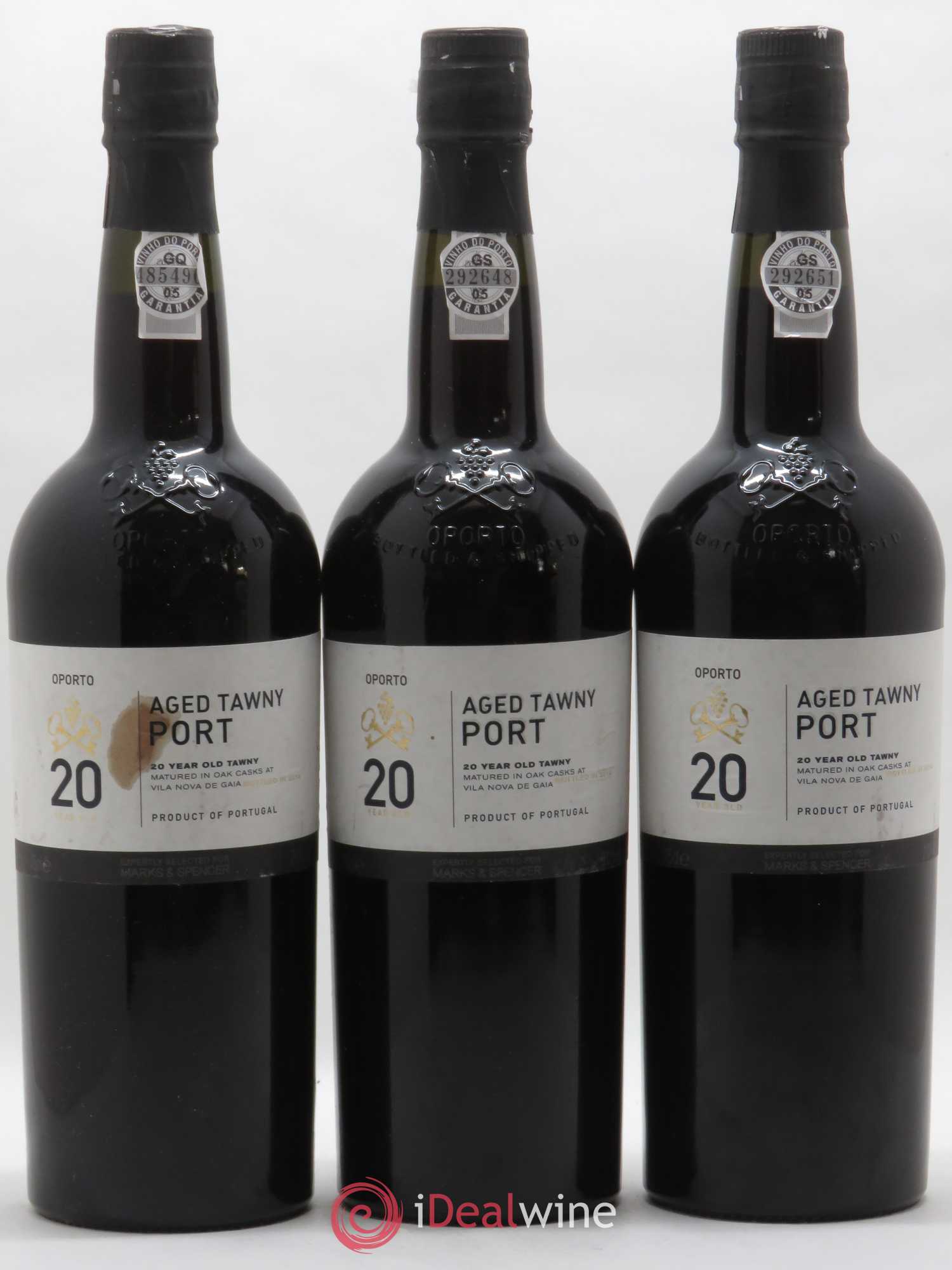 Porto Nova do Gaia 20 ans - Posten von 3 Flaschen - 0