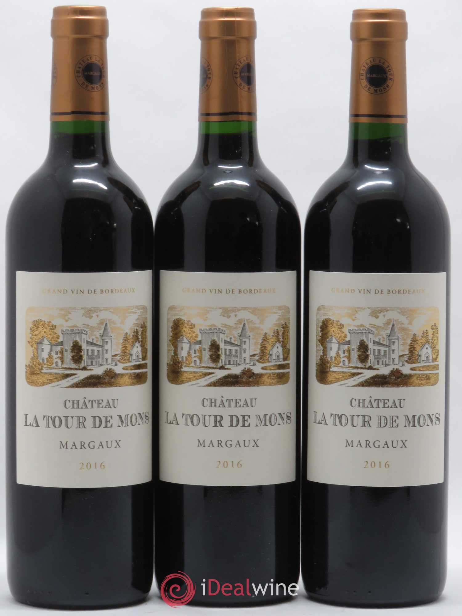 Château la Tour de Mons Cru Bourgeois 2016 - Lot de 6 bouteilles - 1