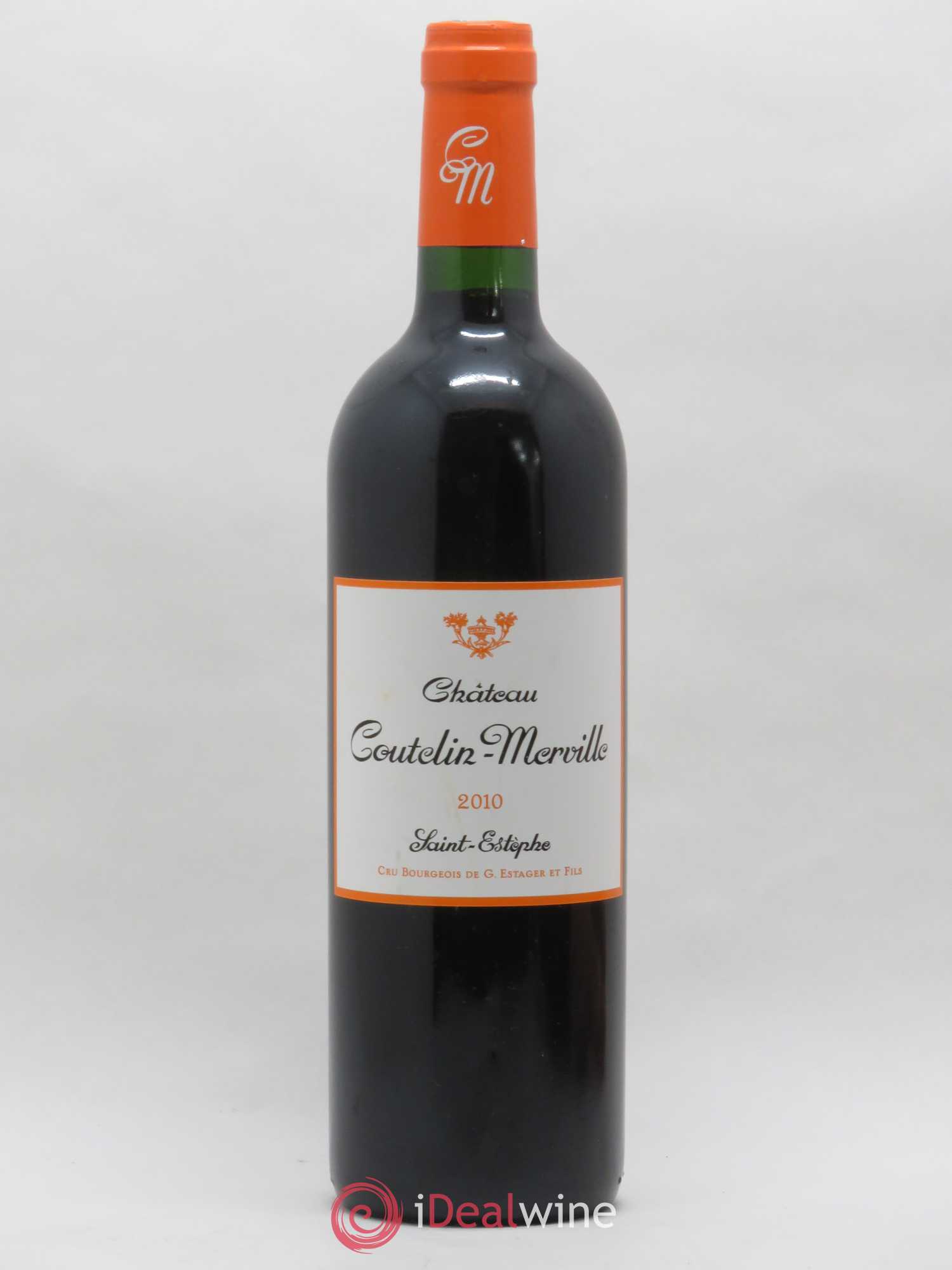 Château Coutelin-Merville Cru Bourgeois 2010 - Lot de 1 bouteille - 0