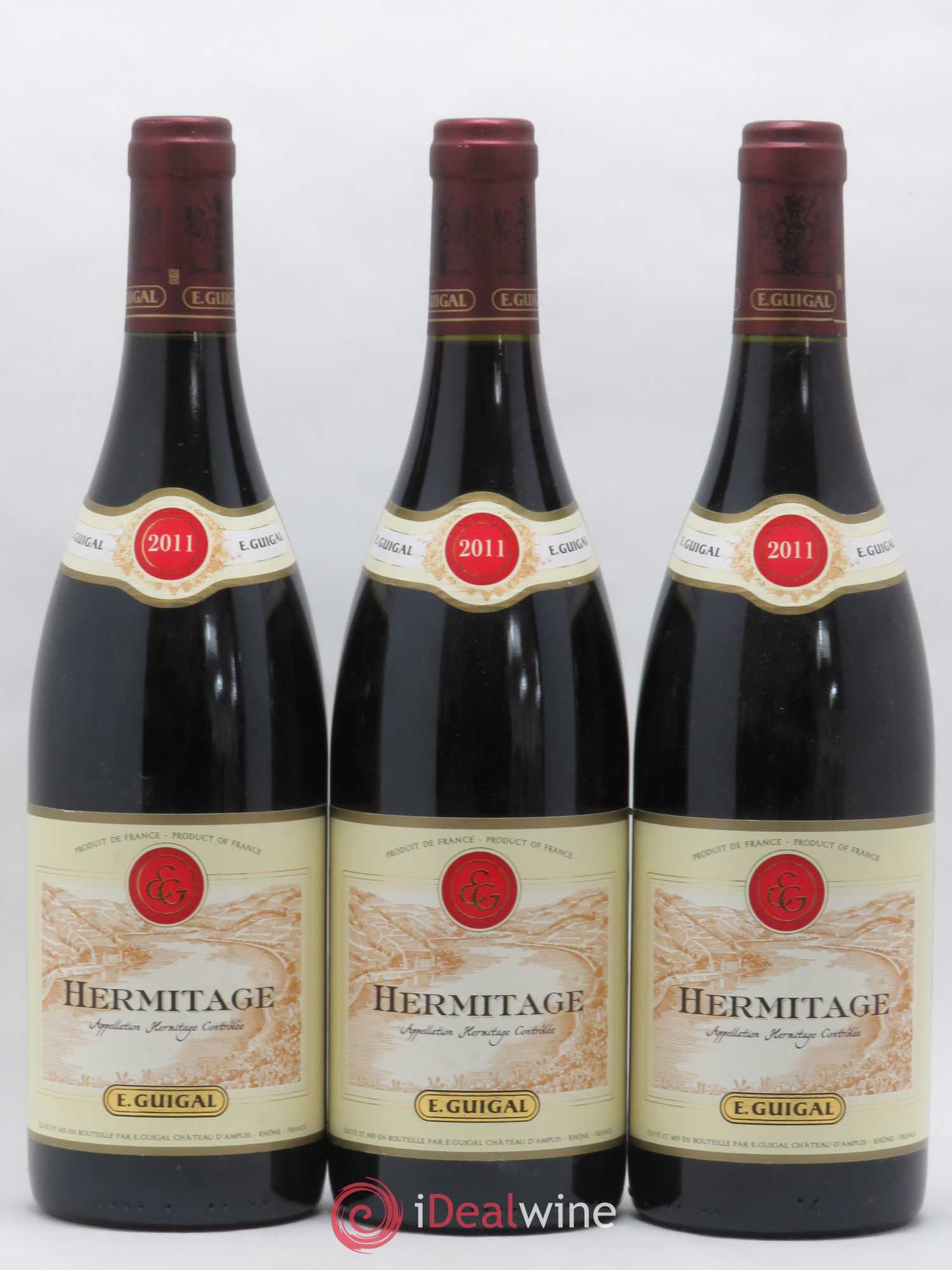 Hermitage Guigal 2011 - Lot de 3 bouteilles - 0