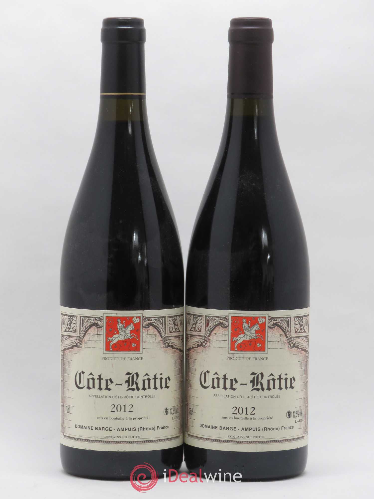 Côte-Rôtie Barge (Domaine) 2012 - Lot de 2 bouteilles - 0