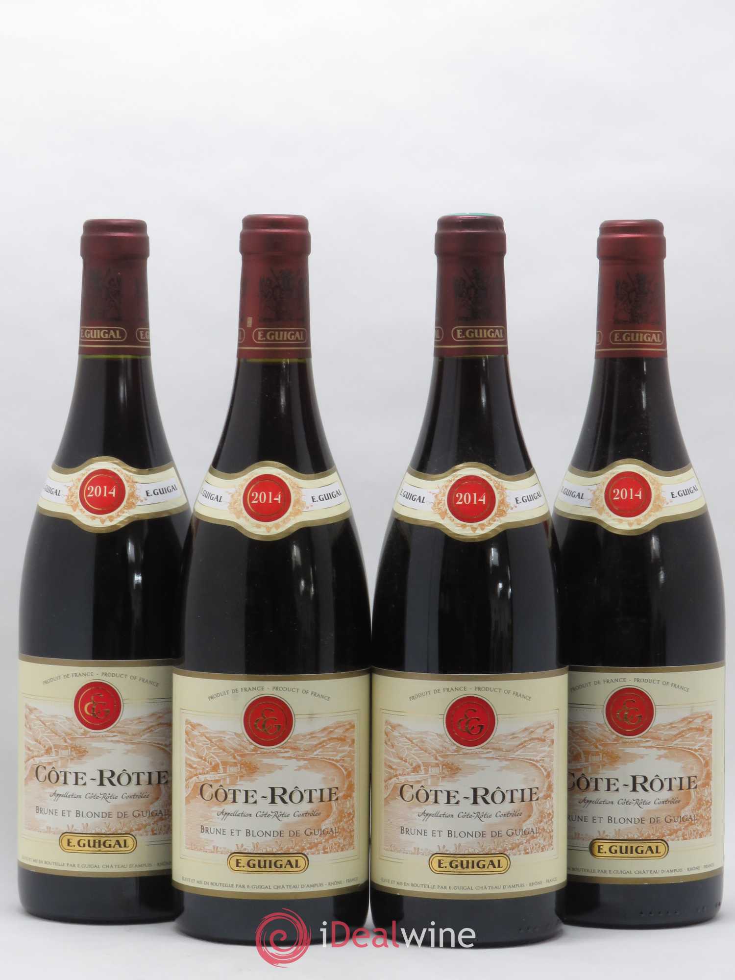 Côte-Rôtie Côtes Brune et Blonde Guigal 2014 - Lot de 4 bouteilles - 0