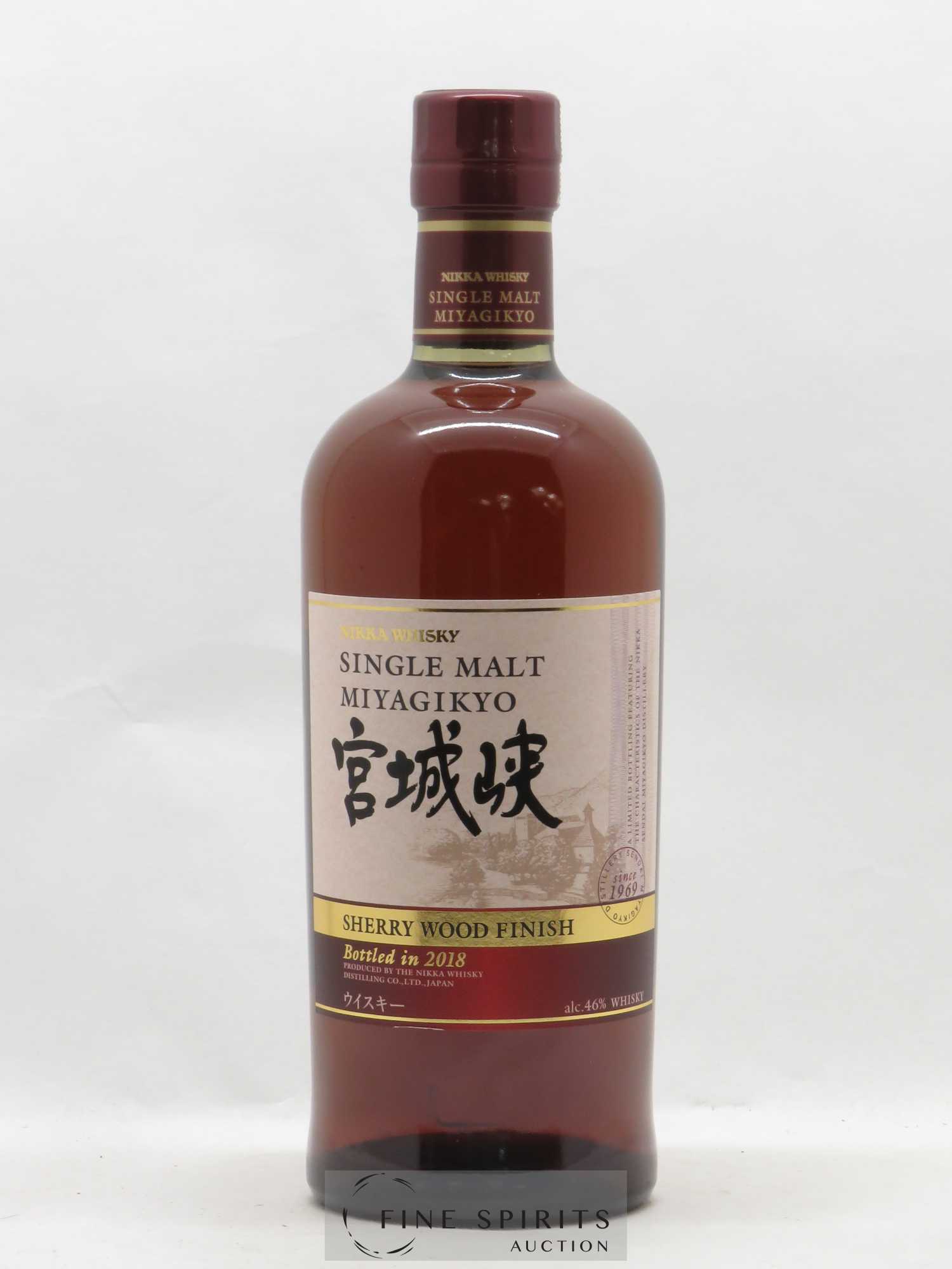 Miyagikyo Of. Sherry Wood Finish bottled 2018 Nikka Whisky - Lot de 1 bouteille - 1