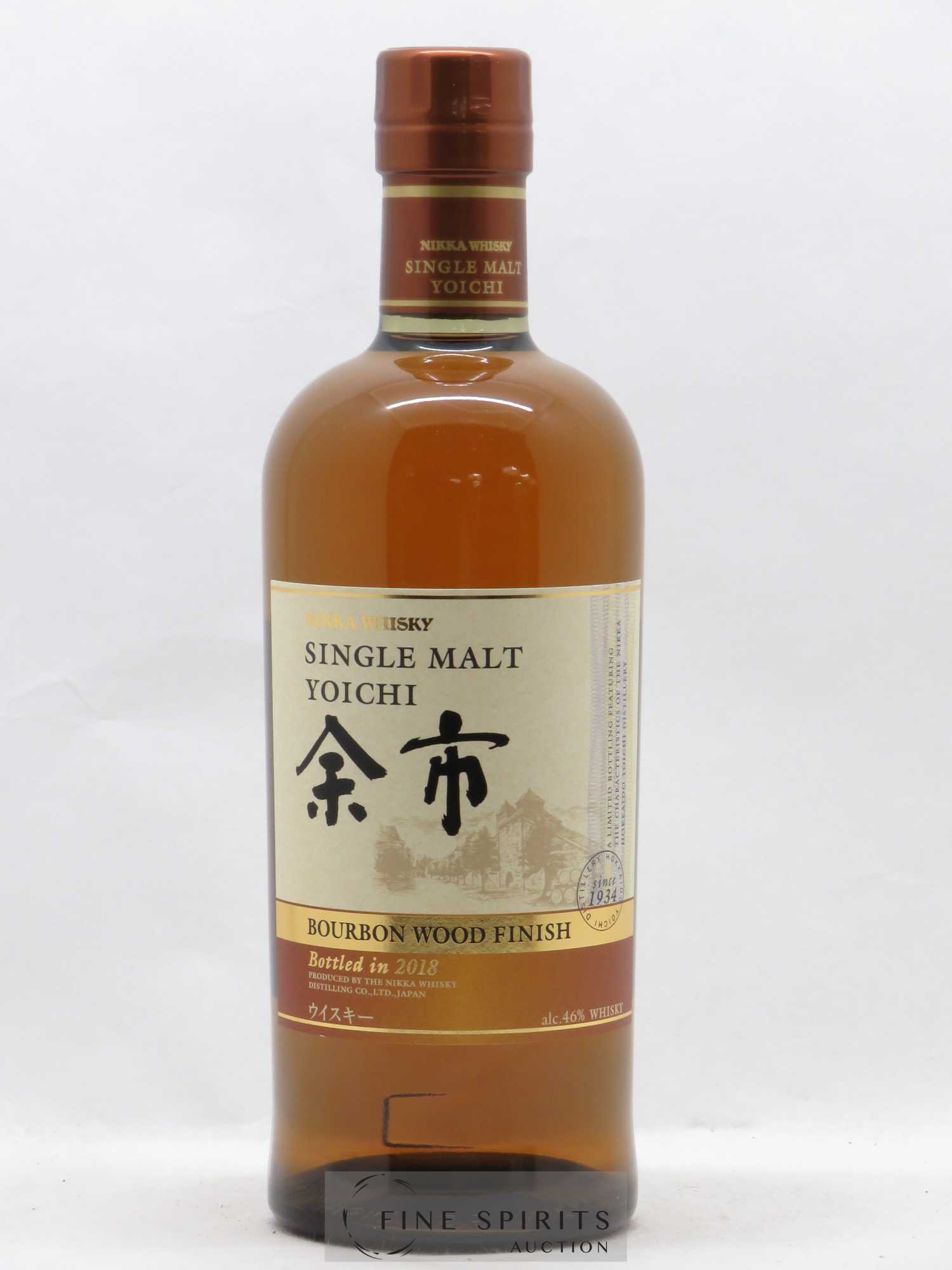 Yoichi Of. Bourbon Wood Finish 2018 Release Nikka Whisky - Lot de 1 bouteille - 1