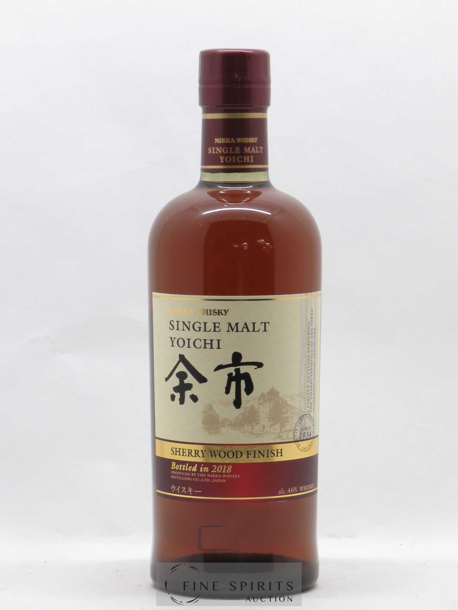 Yoichi Of. Sherry Wood Finish 2018 Release Nikka Whisky - Lot de 1 bouteille - 1