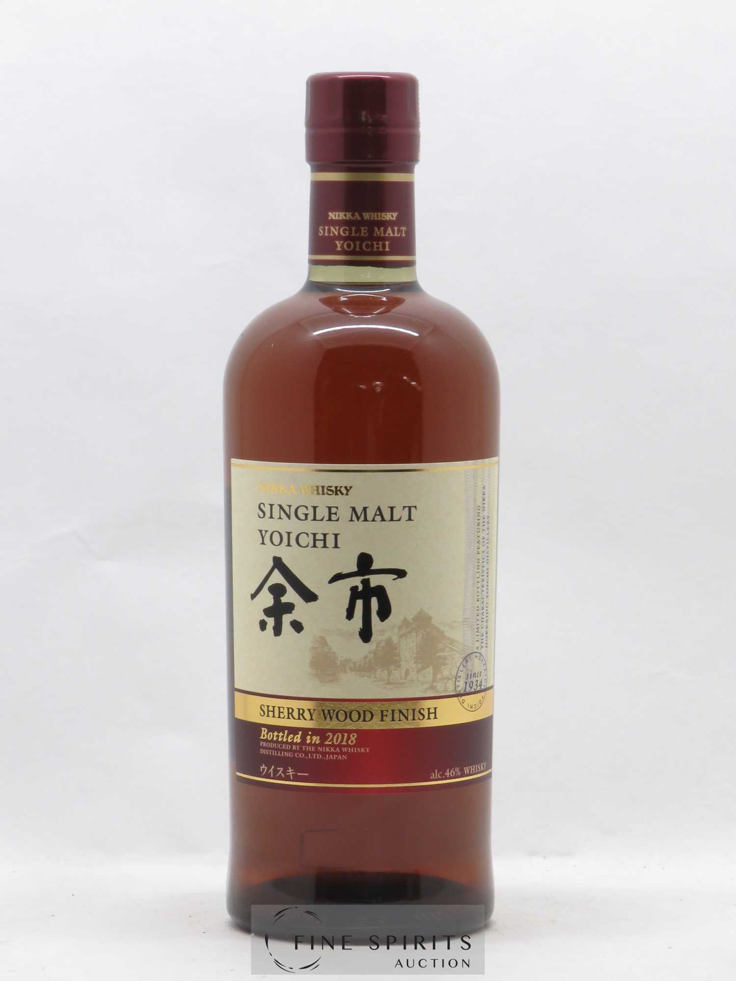 Yoichi Of. Sherry Wood Finish 2018 Release Nikka Whisky - Lot de 1 bouteille - 1