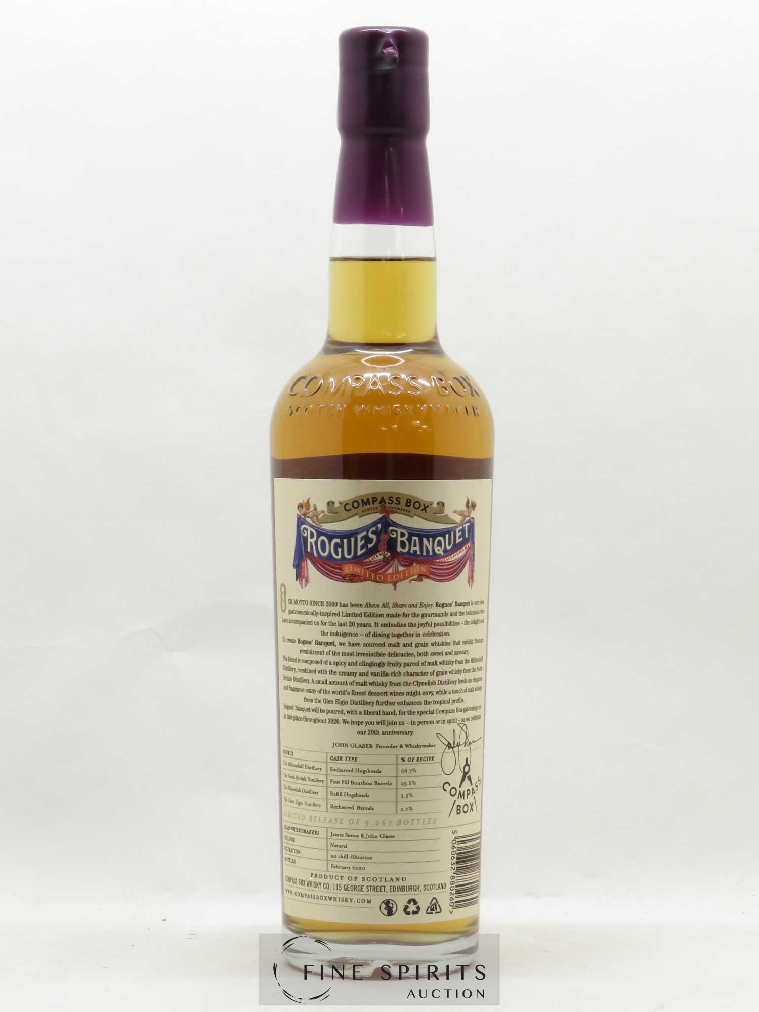 Rogue's Banquet Compass Box - Posten von 1 Flasche - 2