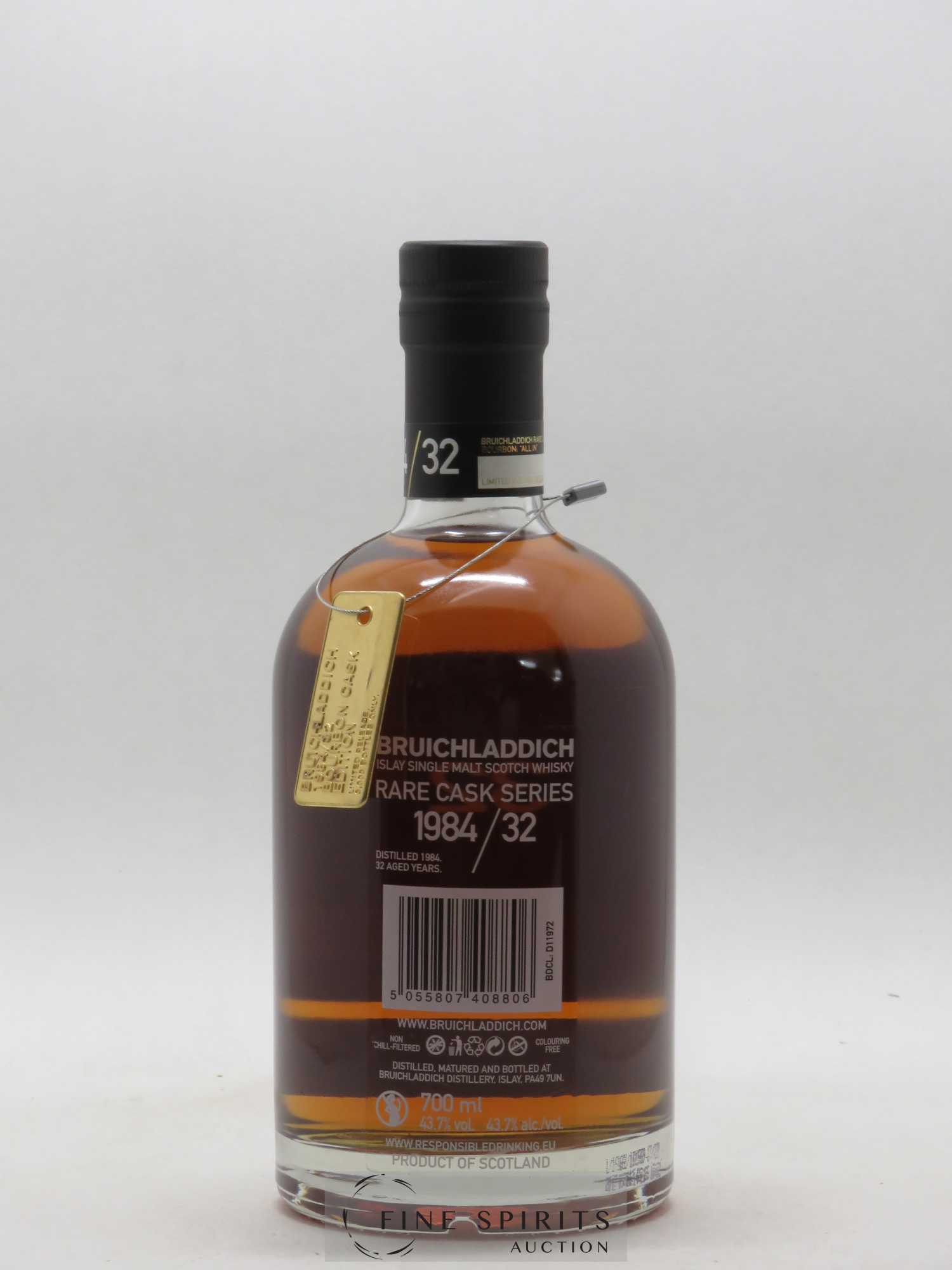 Bruichladdich 32 years 1984 Of. Rare Cask Series - Lot de 1 bouteille - 2