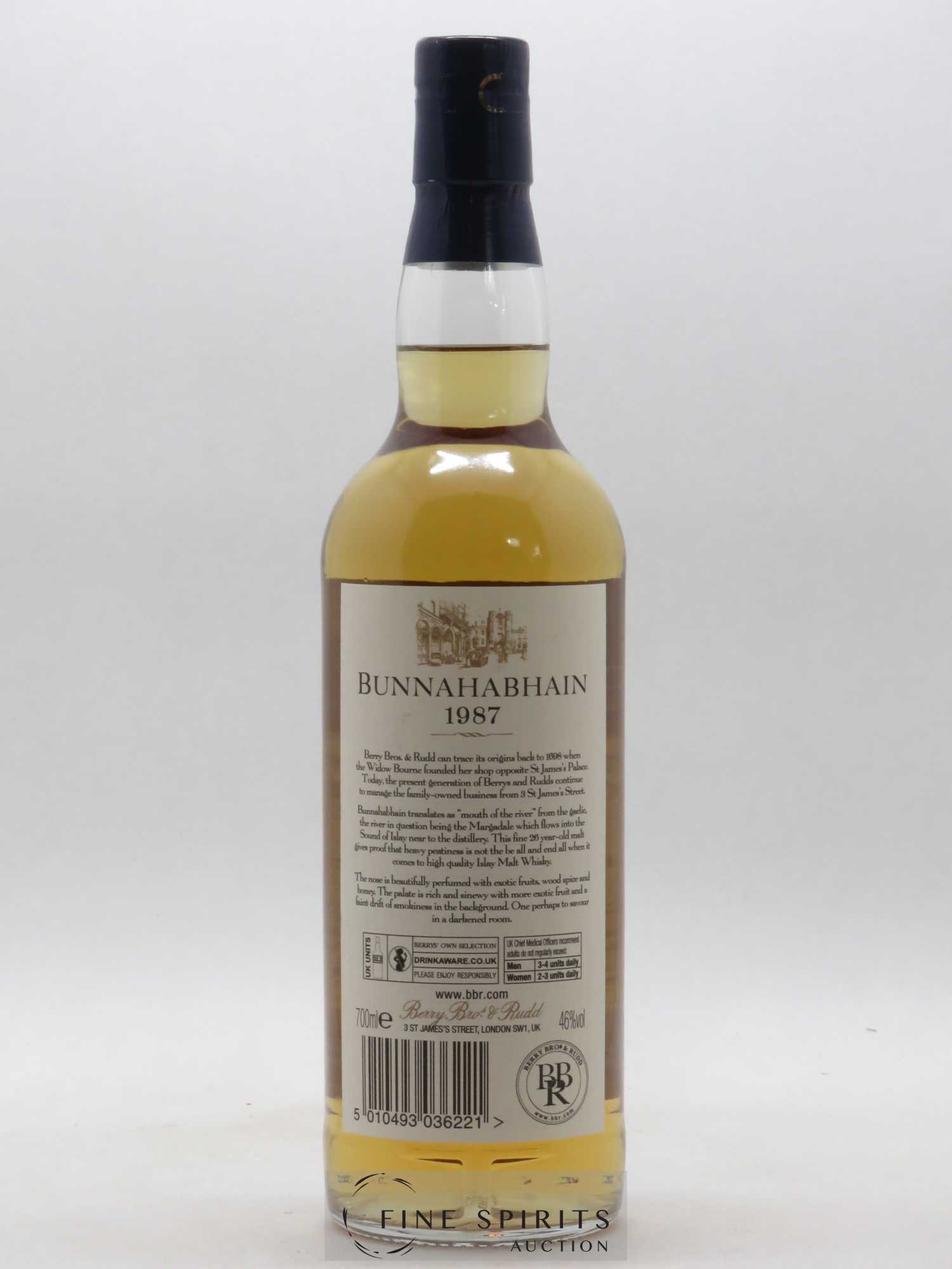 Bunnahabhain 26 years 1987 Berry Bros & Rudd Cask n°2787 bottled in 2014 - Lot de 1 bouteille - 1