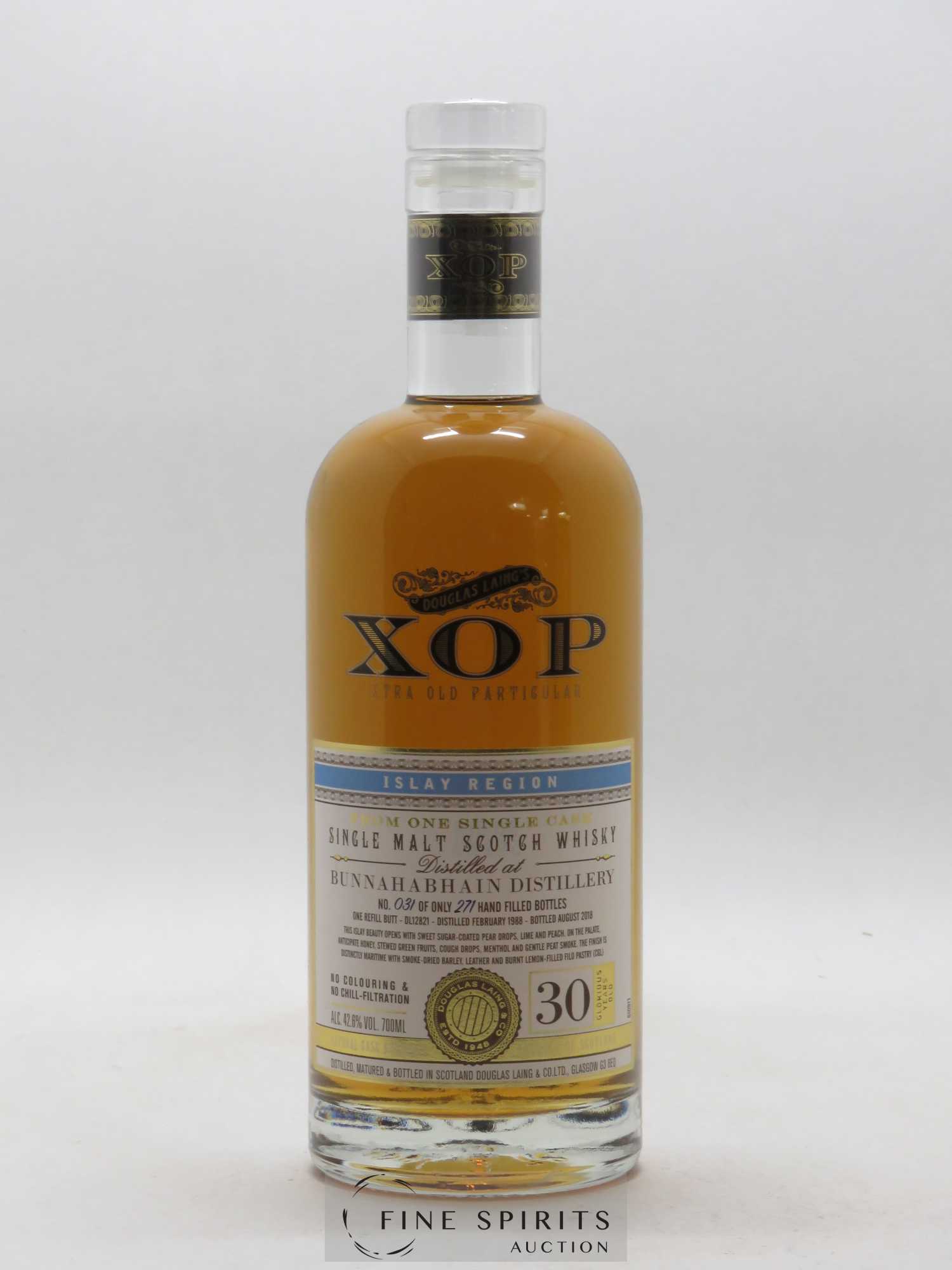 Bunnahabhain 30 years 1988 Douglas Laing XOP Xtra Old Particular Cask n° DL 12821 bottled 2018 - Posten von 1 Flasche - 1