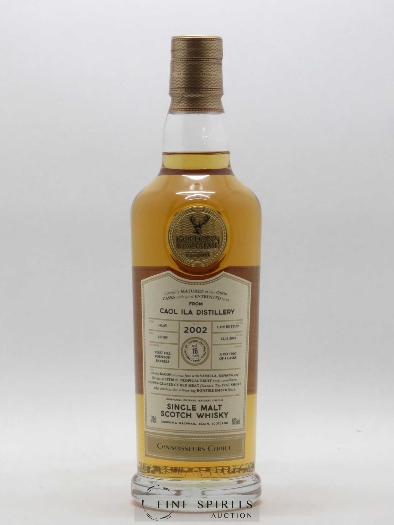 Caol Ila 16 years 2002 Gordon & MacPhail Batch 18-105 - bottled in 2018 Connoisseurs Choice - Lot of 1 bottle - 1