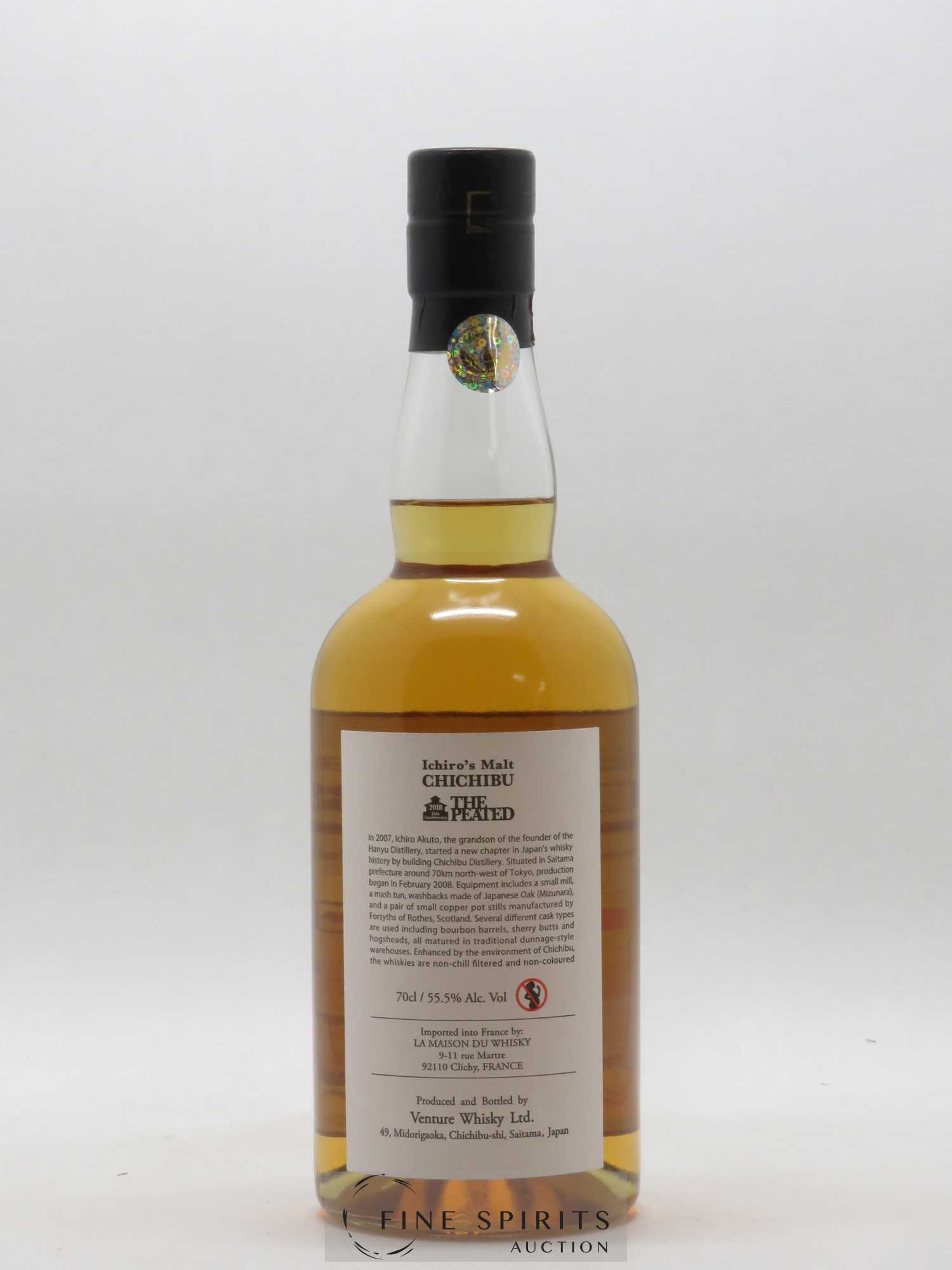 Chichibu Of. The Peated 2018 Release - One of 11550 Ichiro's Malt - Lot de 1 bouteille - 2