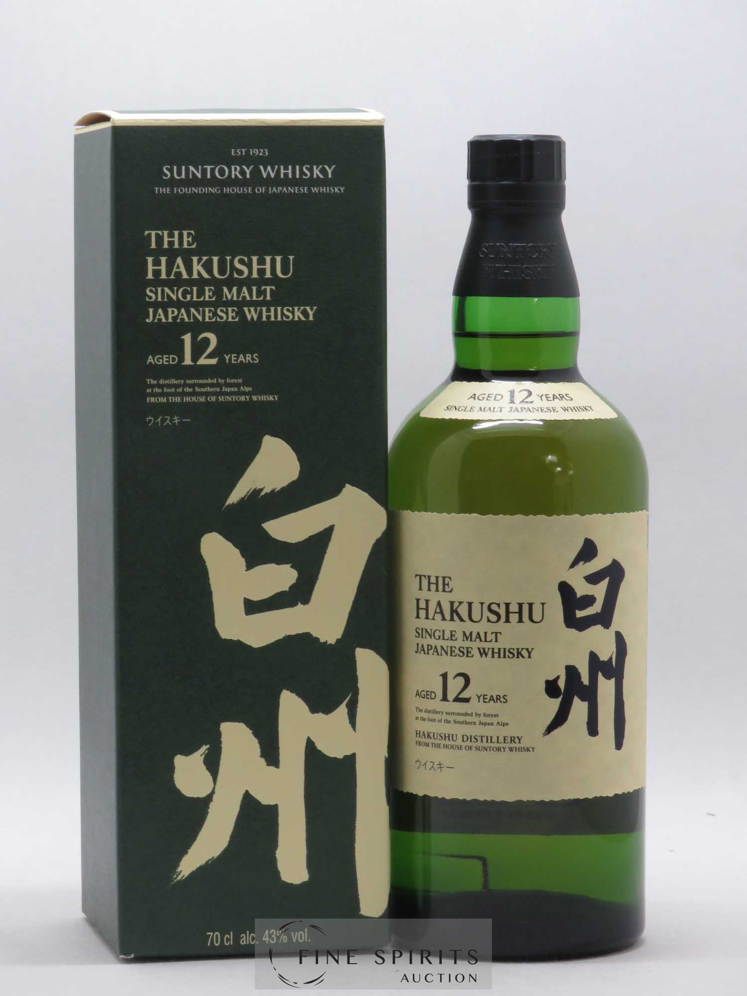 Hakushu 12 years Of. - Lot de 1 bouteille - 0