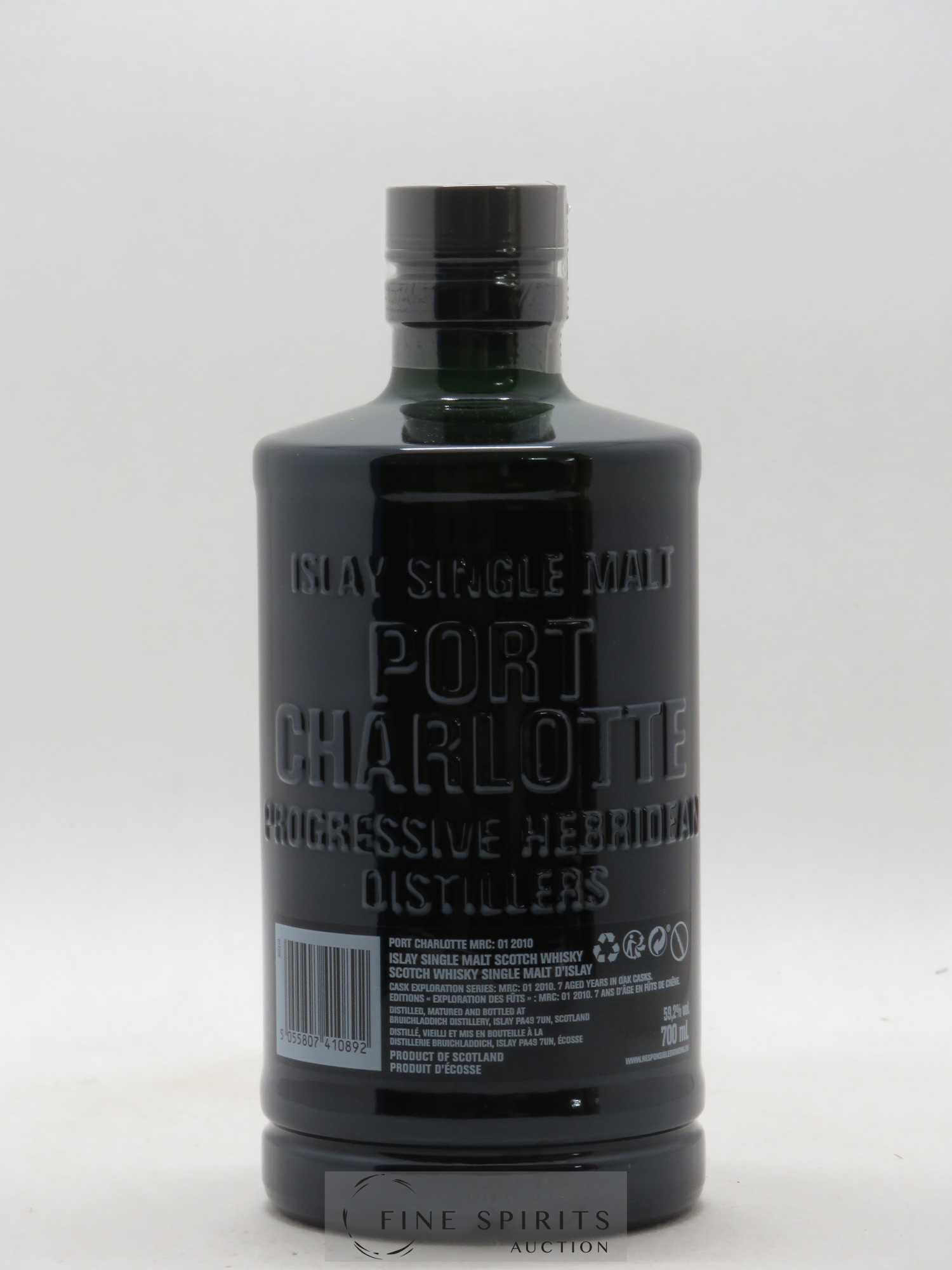 Port Charlotte 2010 Of. MRC O1 Heavily Peated - Posten von 1 Flasche - 2
