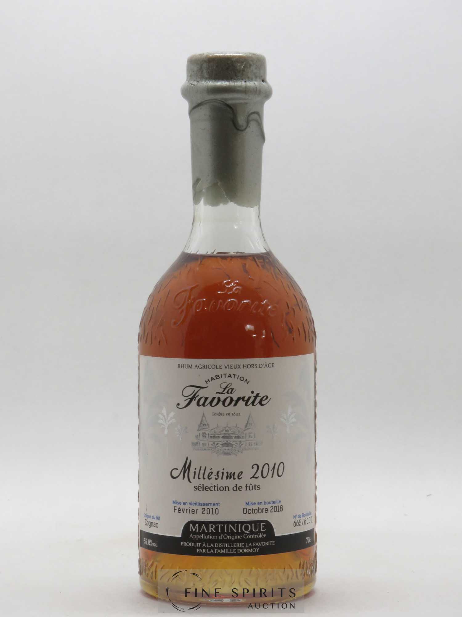La Favorite 2010 Of. Sélection de fûts de Cognac bottled 2018 Hors d'Âge - Lot de 1 bouteille - 1