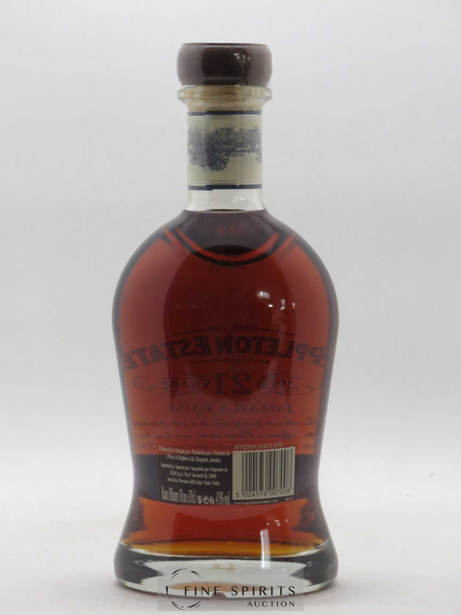 Appleton Estate 21 years Of. bottled 2017 Rare Limited Edition - Lot de 1 bouteille - 2
