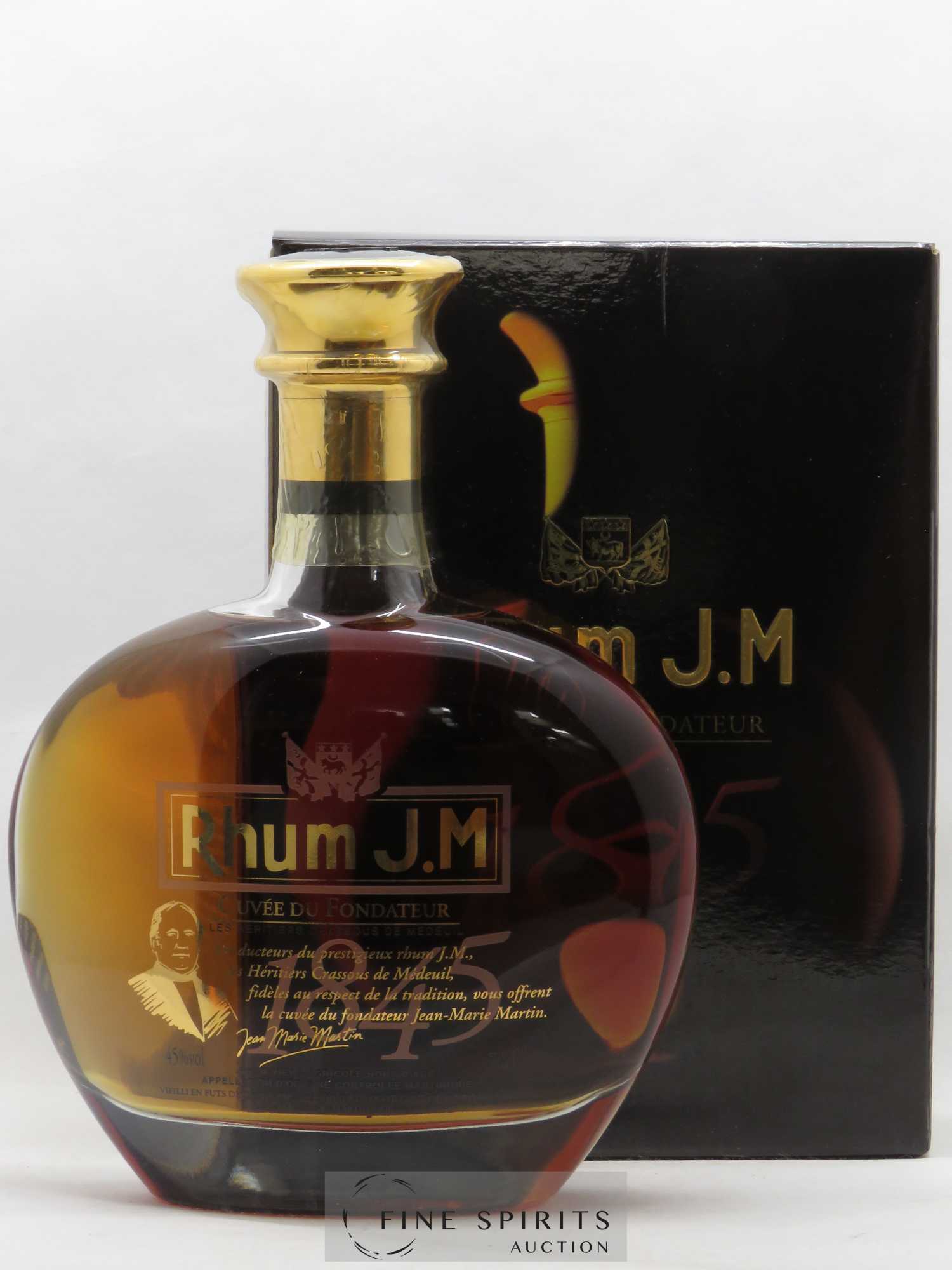 Rhum J.M Of. Cuvée du Fondateur - Lot de 1 bouteille - 0