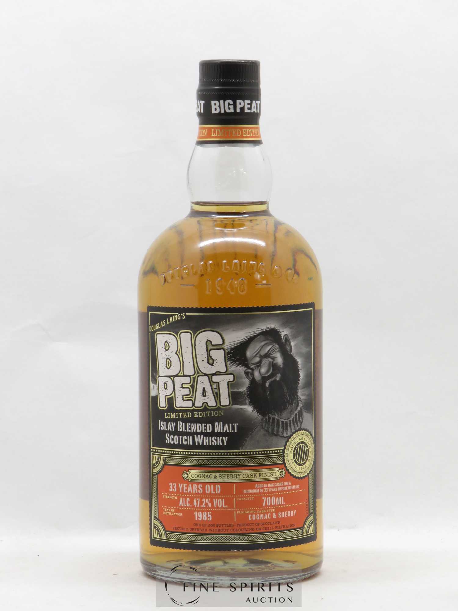 Big Peat 33 years 1985 Douglas Laing Cognac & Sherry Finish - Lot de 1 bouteille - 1