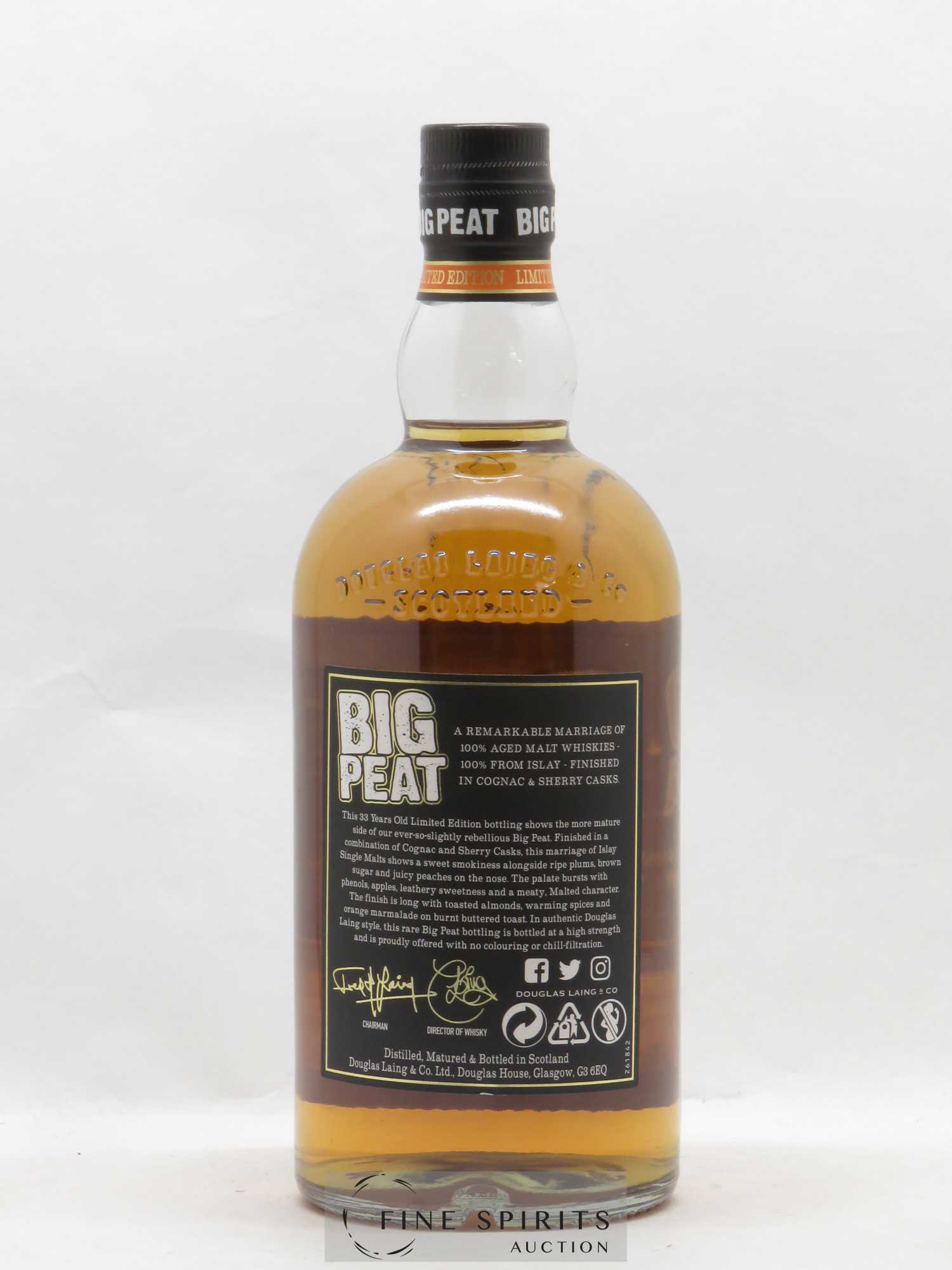 Big Peat 33 years 1985 Douglas Laing Cognac & Sherry Finish - Lot de 1 bouteille - 2
