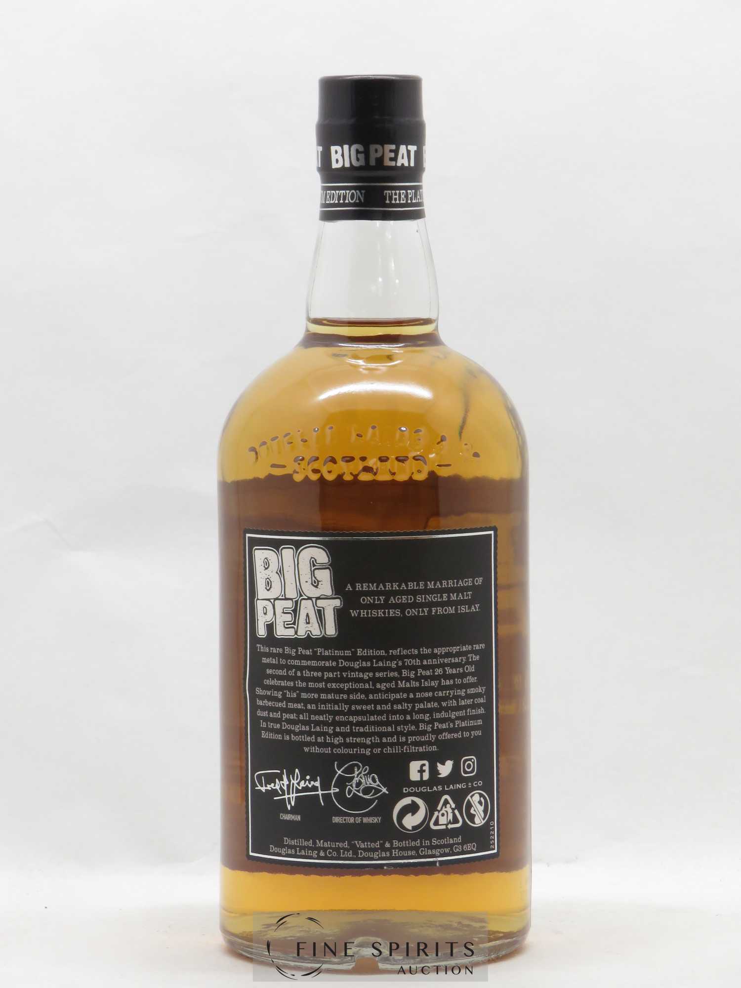 Big Peat 26 years 1992 Douglas Laing The Platinium Edition bottled 2018 The Vintage Series - Lot of 1 bottle - 2