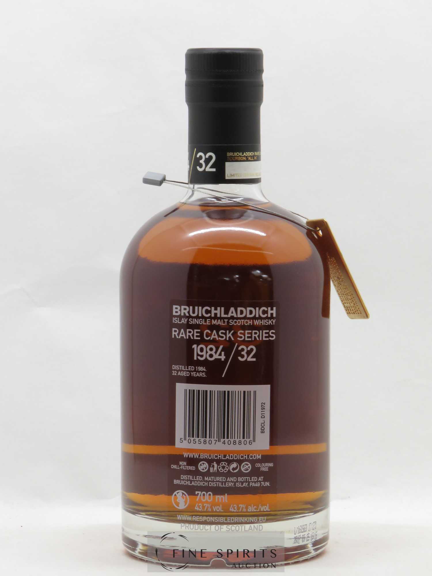 Bruichladdich 32 years 1984 Of. Rare Cask Series - Lot de 1 bouteille - 2