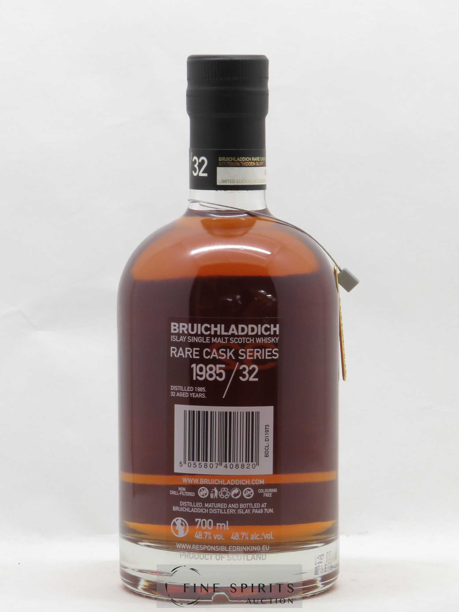 Bruichladdich 32 years 1985 Of. Rare Cask Series - Lot de 1 bouteille - 2
