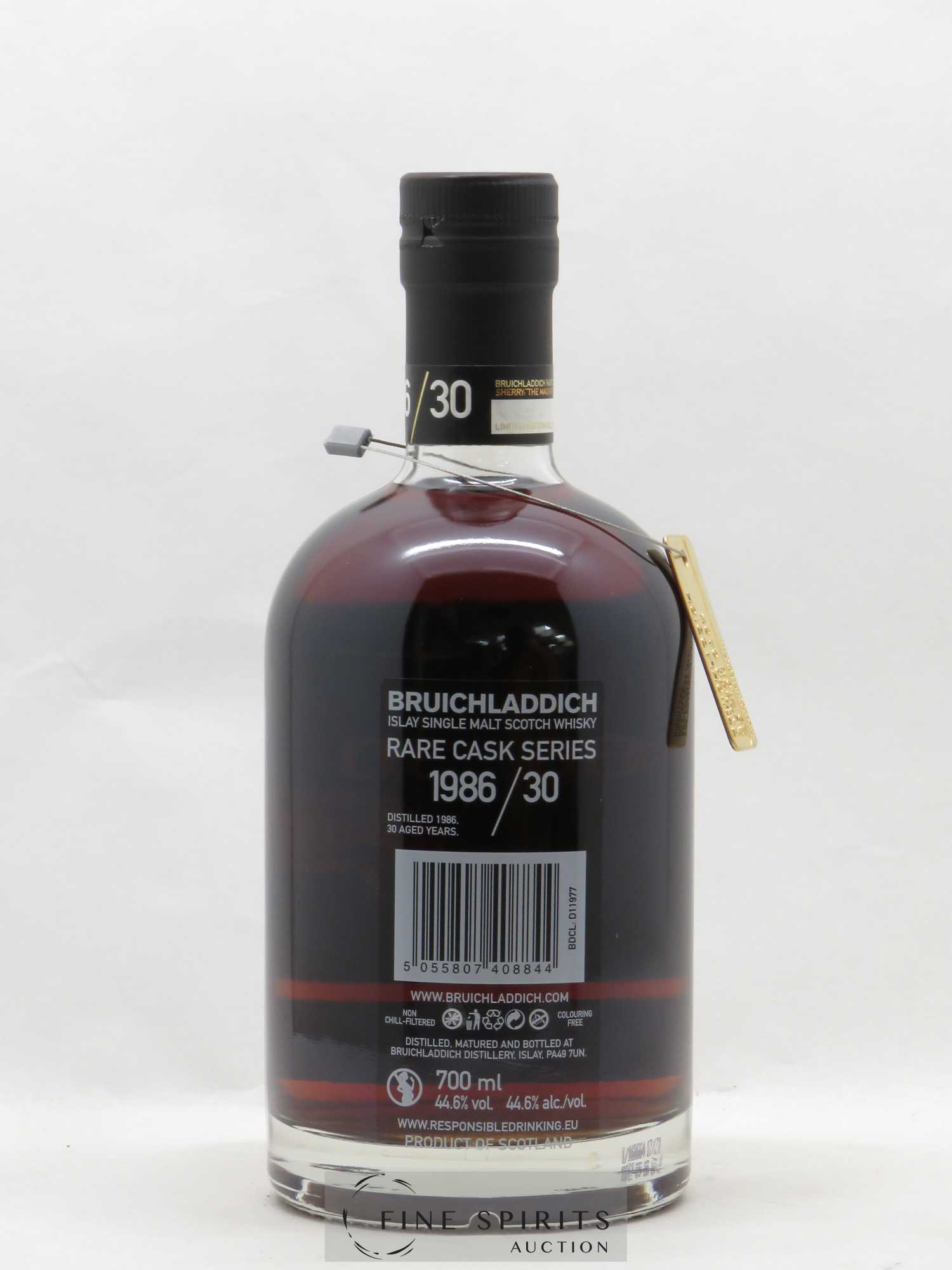 Bruichladdich 30 years 1986 Of. Rare Cask Series - Lot de 1 bouteille - 2