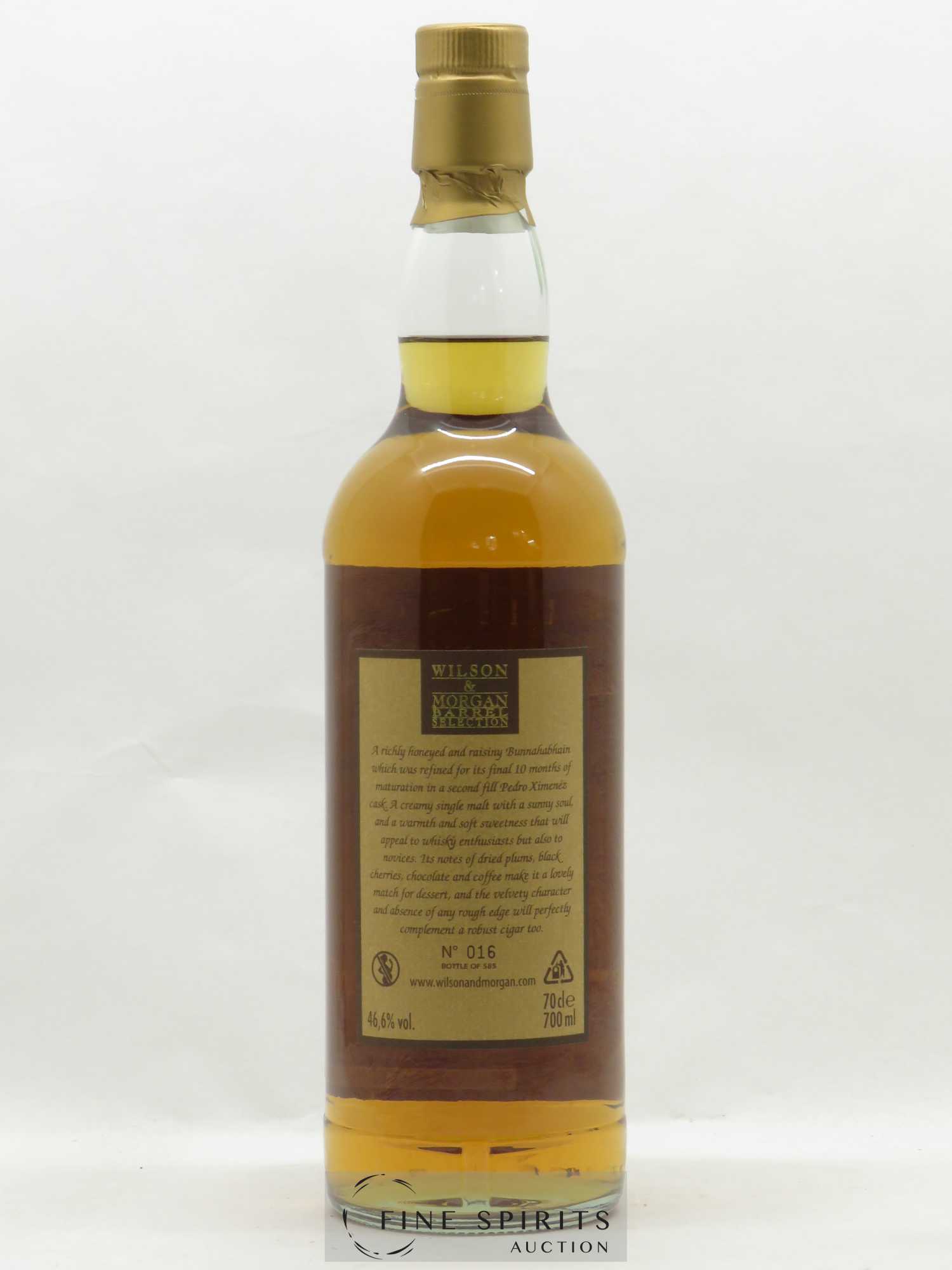 Bunnahabhain 25 years 1989 Wilson & Morgan Casks n°5671-72-73 - One of 585 - bottled 2015 Barrel Selection - Lot de 1 bouteille - 2
