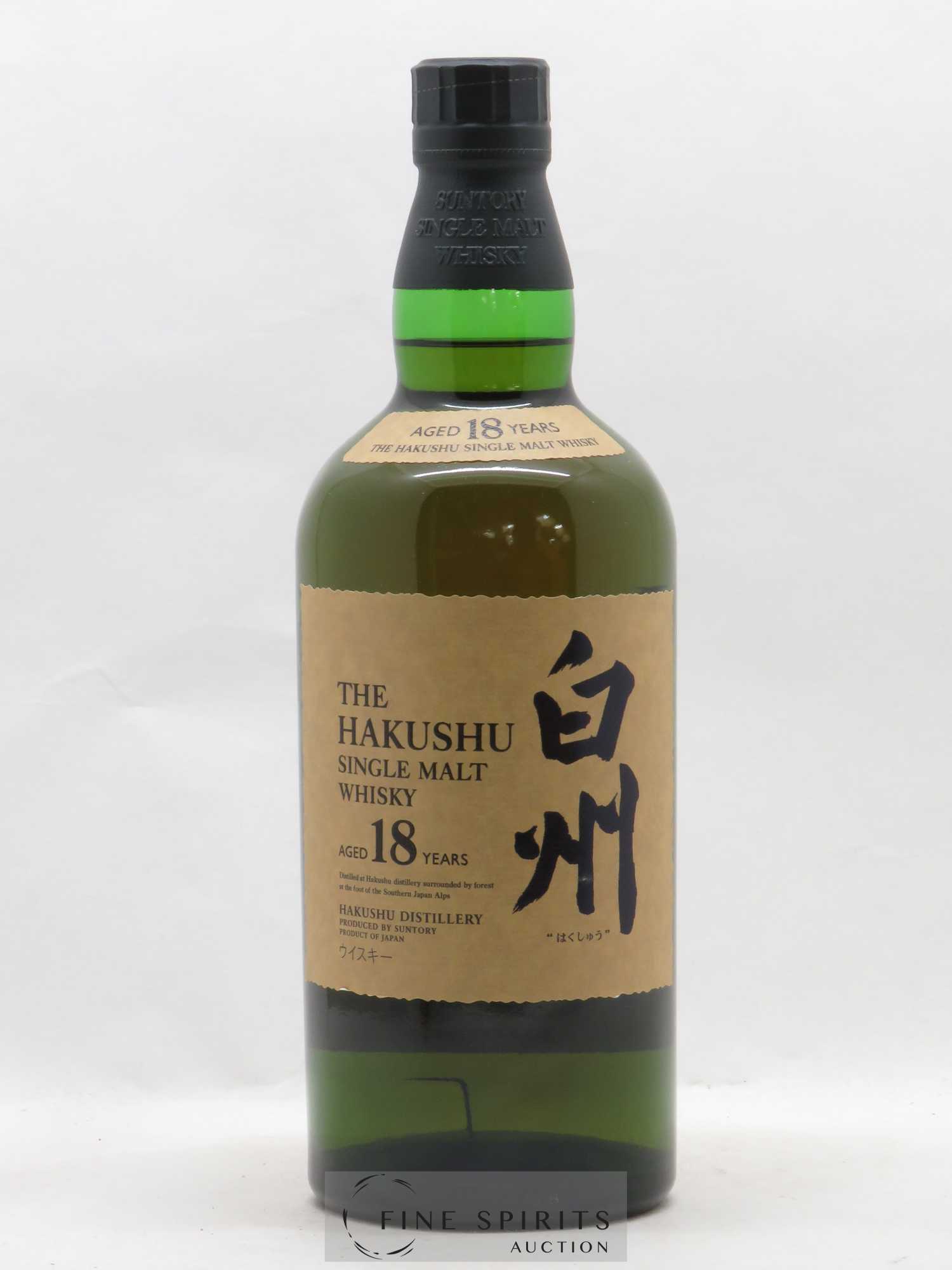 Hakushu 18 years Of. - Lot de 1 bouteille - 1