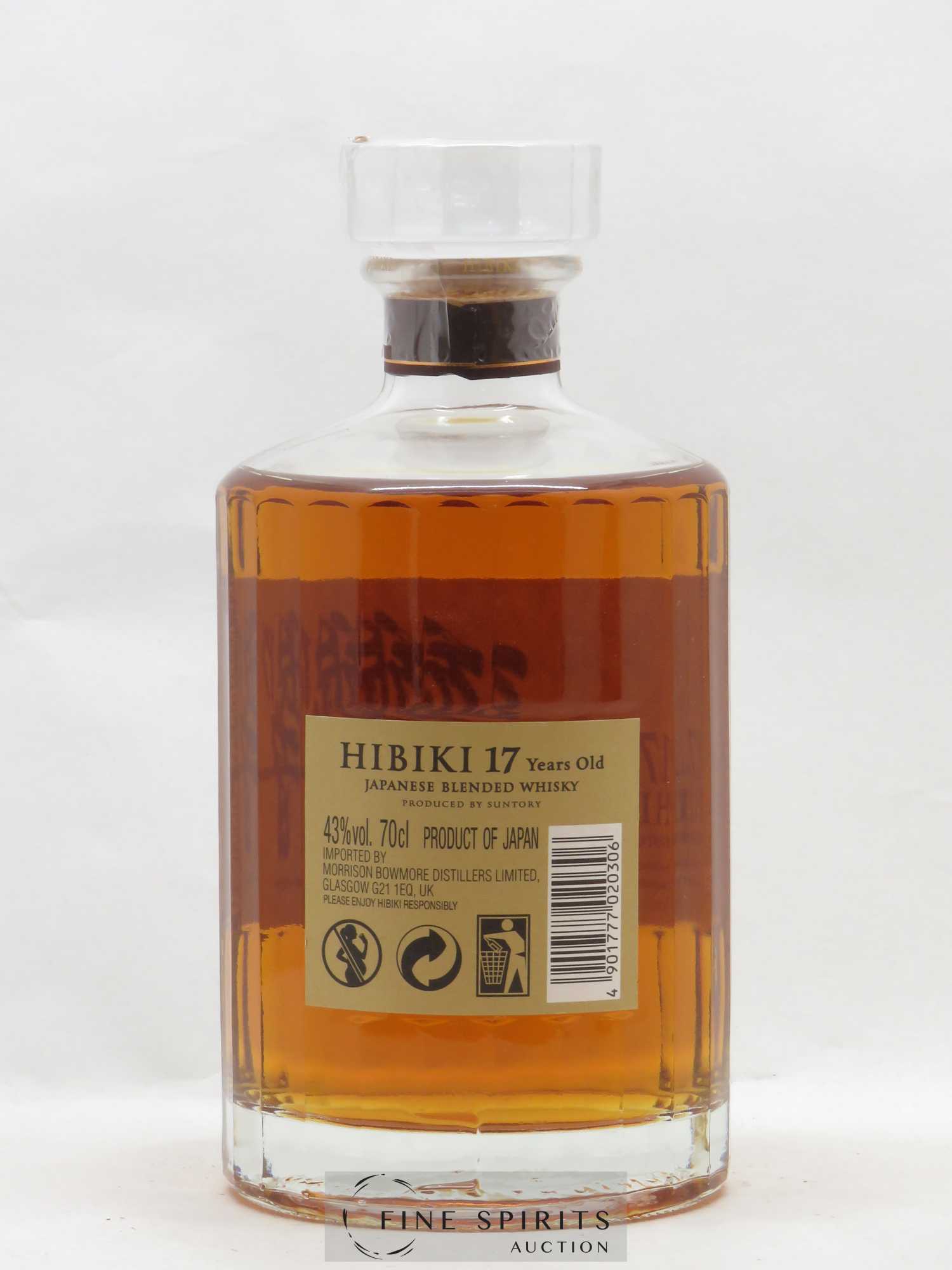 Hibiki 17 years Of. Suntory - Lot de 1 bouteille - 2