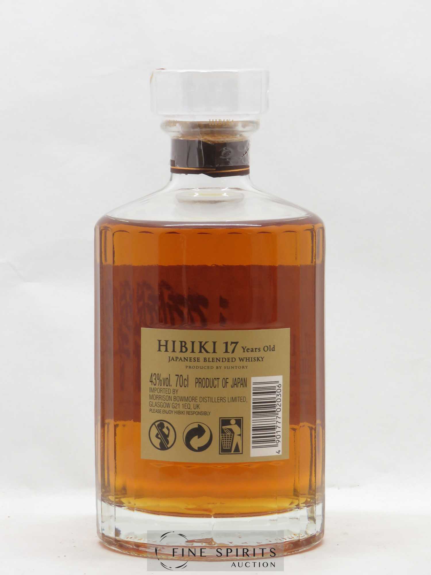 Hibiki 17 years Of. Suntory - Lot de 1 bouteille - 2