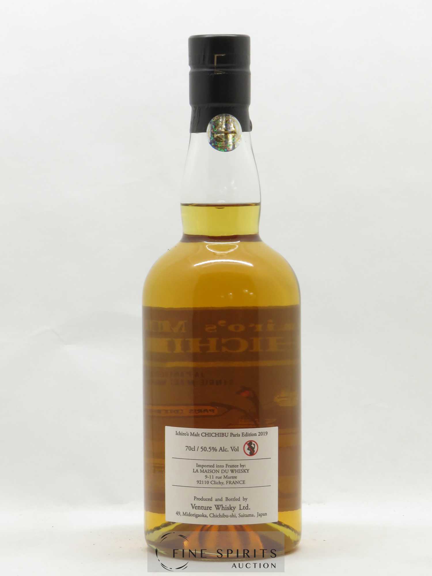 Chichibu Of. Paris Edition 2019 Release - One of 1757 Ichiro's Malt - Lot de 1 bouteille - 2
