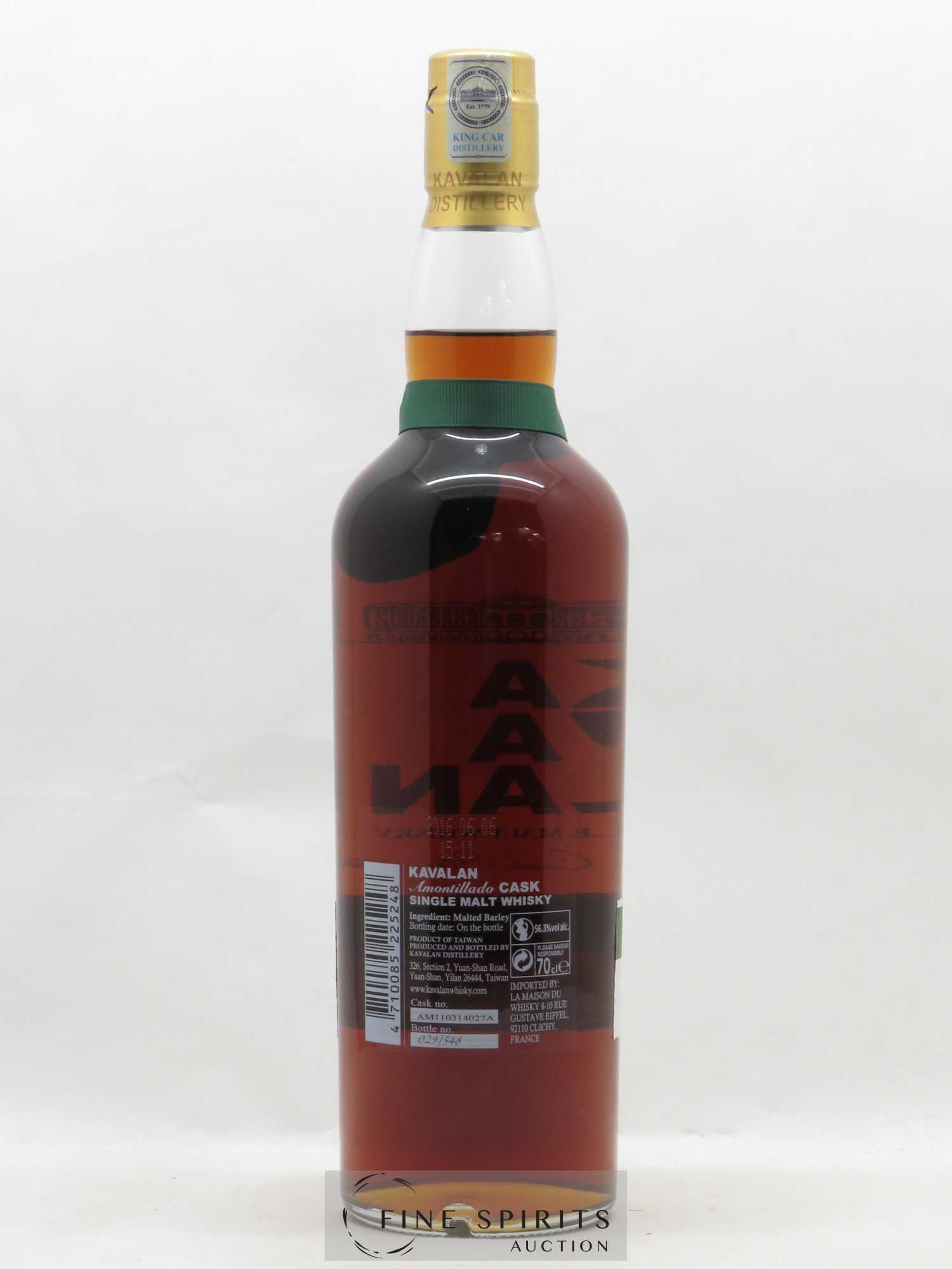Kavalan Of. Solist Amontillado Cask Strength - Lot de 1 bouteille - 2