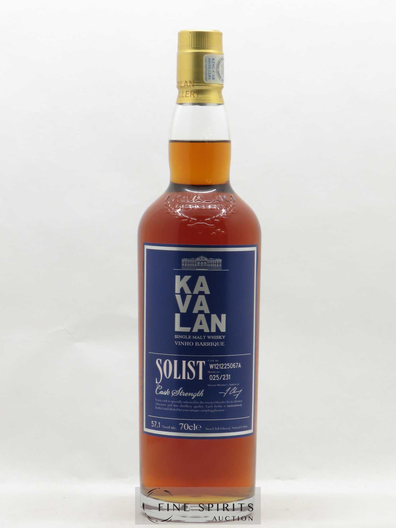Kavalan Of. Solist Vinho Barrique Cask Strength - Lot de 1 bouteille - 1