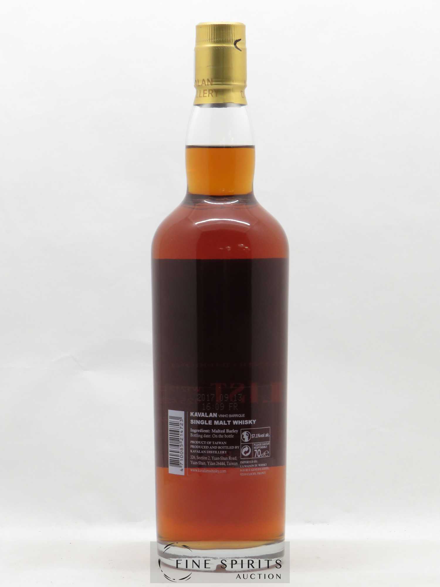 Kavalan Of. Solist Vinho Barrique Cask Strength - Lot de 1 bouteille - 2