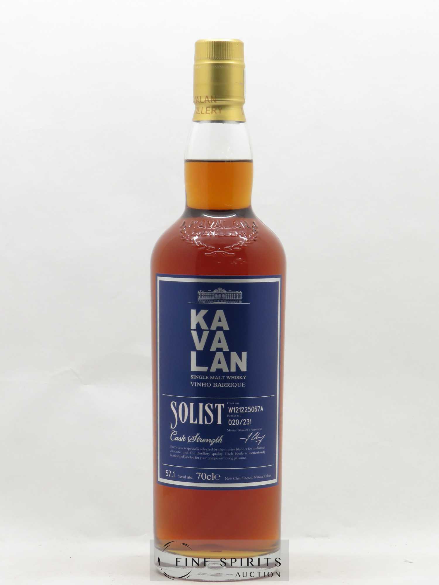 Kavalan Of. Solist Vinho Barrique Cask Strength - Lot of 1 bottle - 1