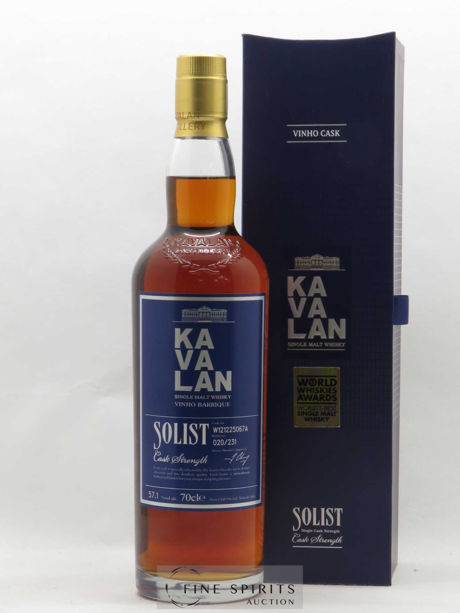Kavalan Of. Solist Vinho Barrique Cask Strength - Lot of 1 bottle - 0