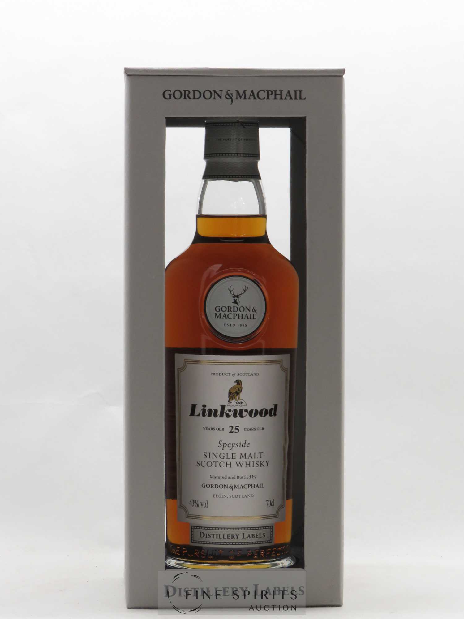Linkwood 25 years Gordon & MacPhail - Lot de 1 bouteille - 0