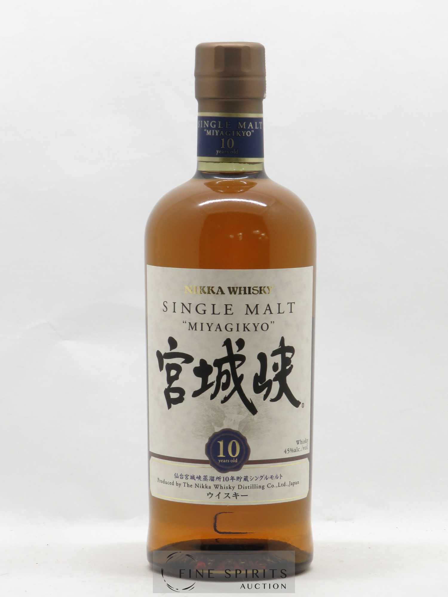 Miyagikyo 10 years Of. Nikka Whisky - Lot de 1 bouteille - 1