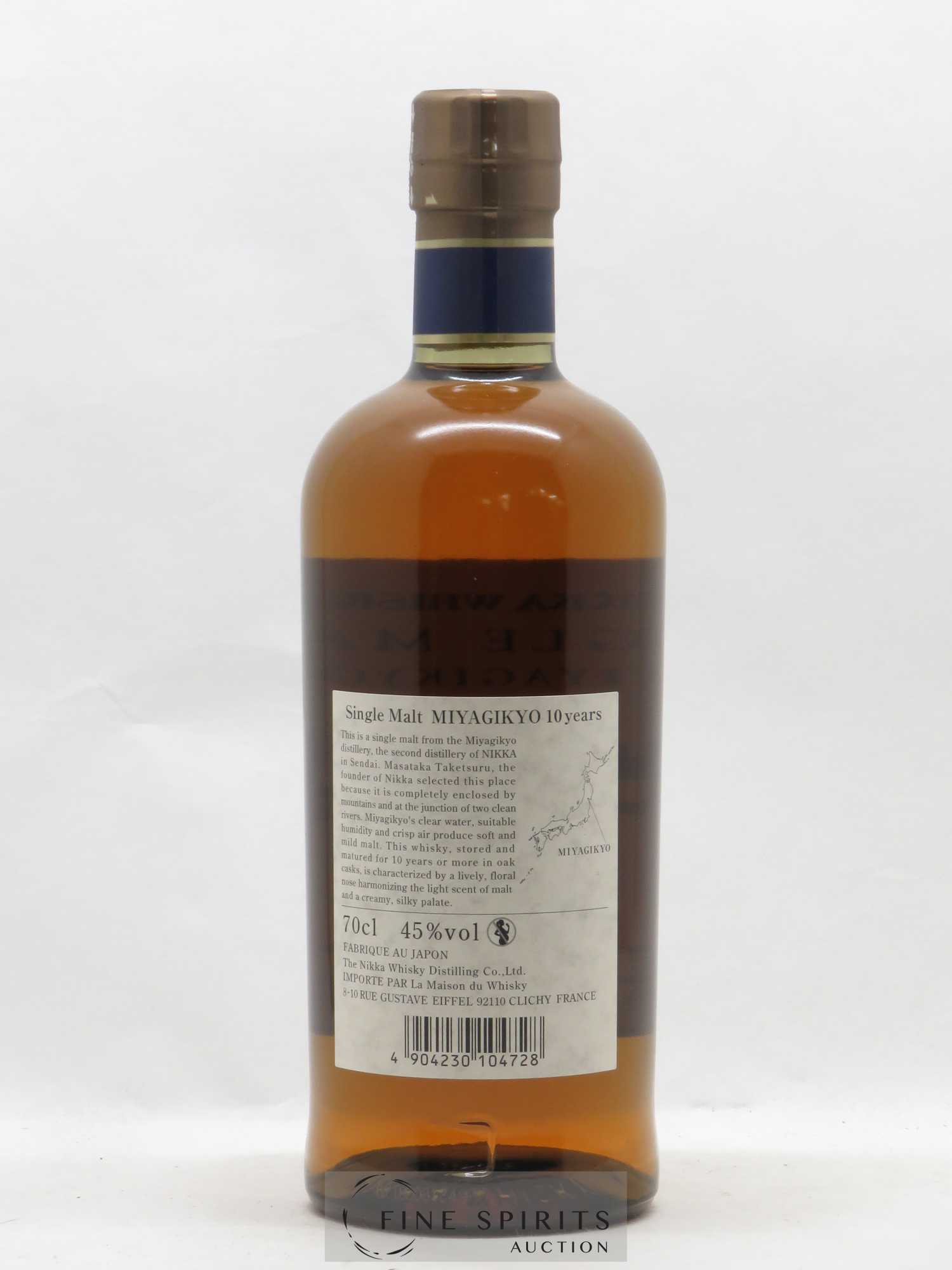 Miyagikyo 10 years Of. Nikka Whisky - Lot de 1 bouteille - 2